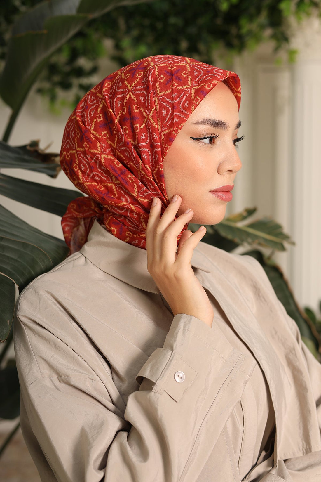 Silk Home Soft Eşarp 73057-01 - İthalesarponline.com