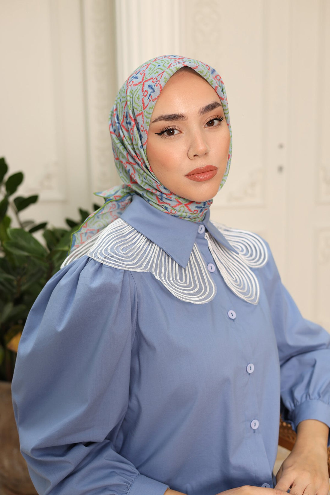 Silk Home Soft Eşarp 73057-38 - İthalesarponline.com