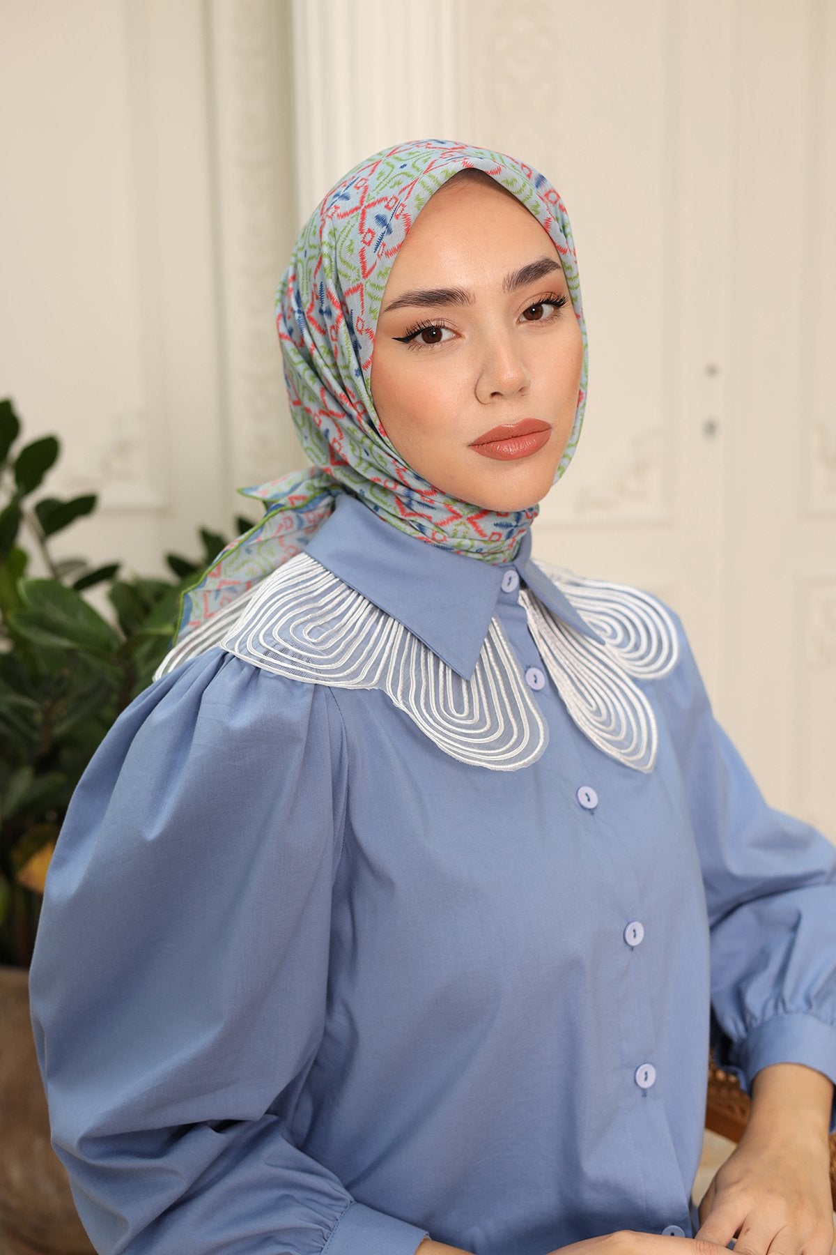 Silk Home Soft Eşarp 73057-38 - İthalesarponline.com