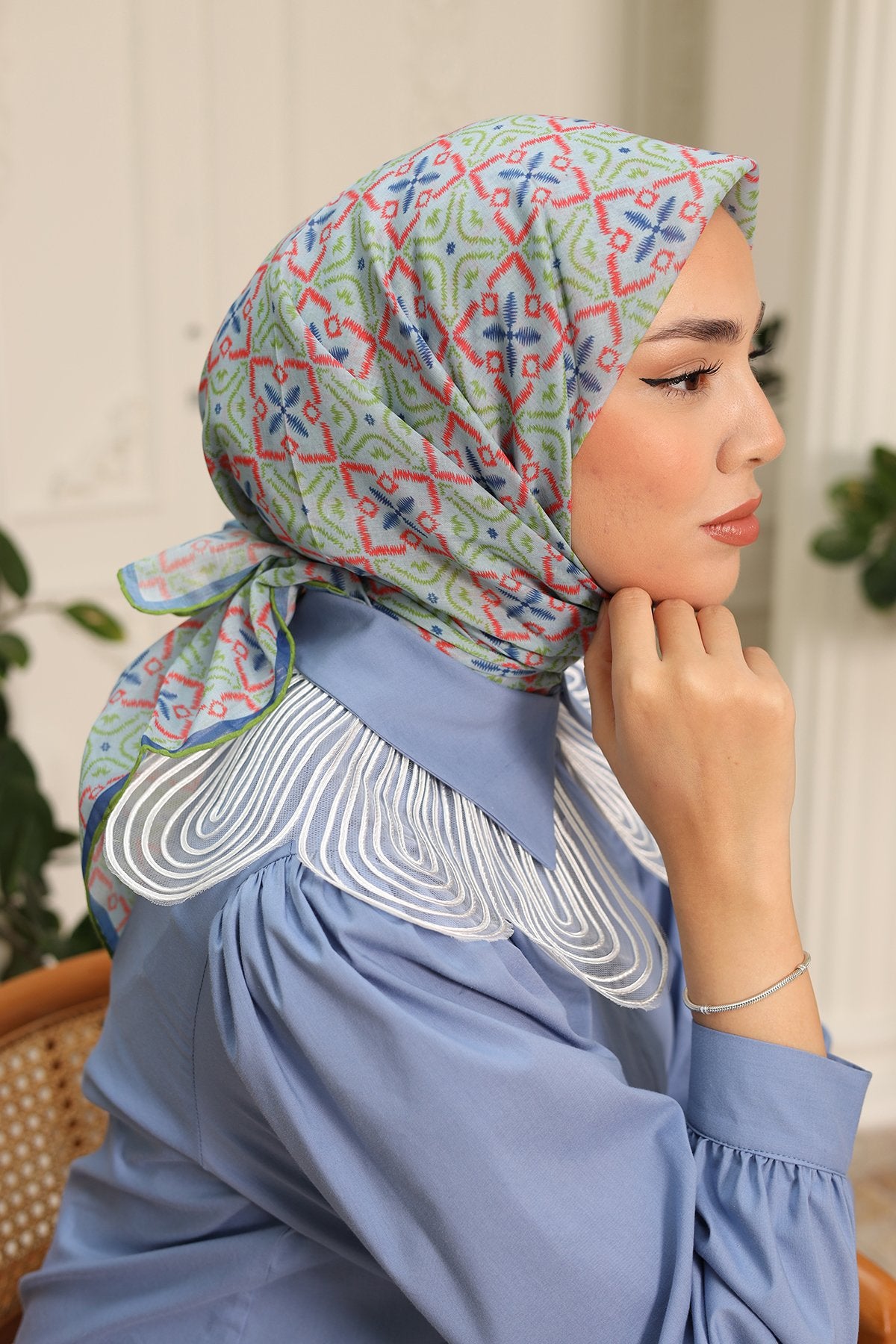 Silk Home Soft Eşarp 73057-38 - İthalesarponline.com