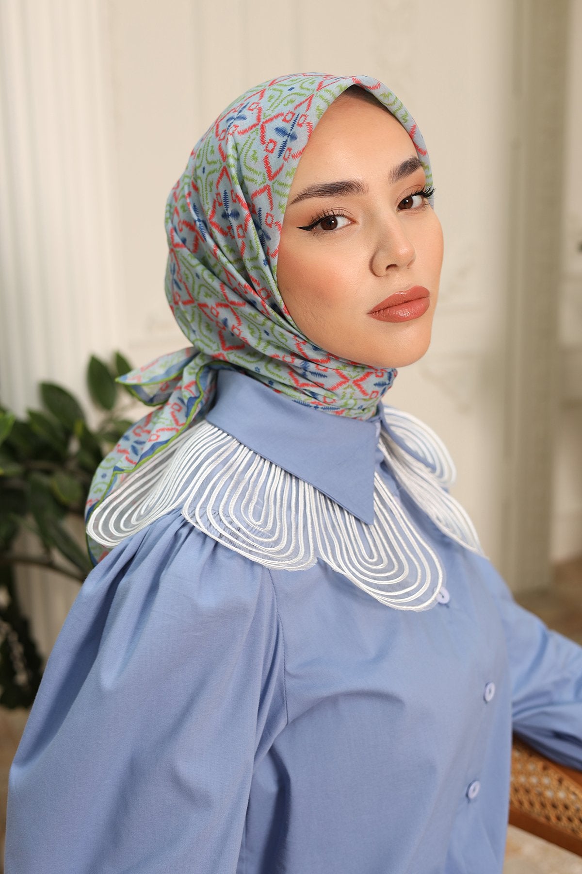 Silk Home Soft Eşarp 73057-38 - İthalesarponline.com