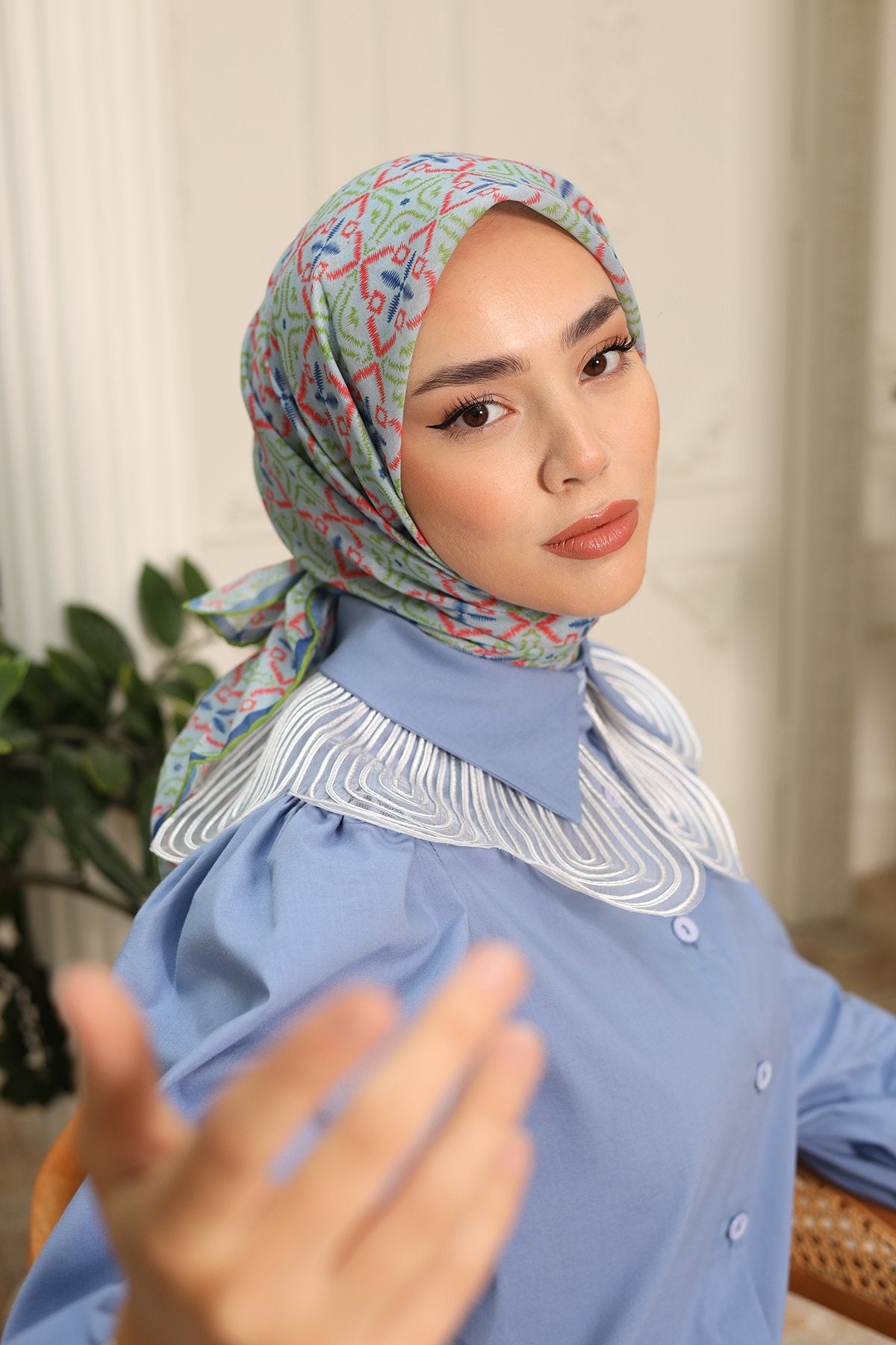 Silk Home Soft Eşarp 73057-38 - İthalesarponline.com