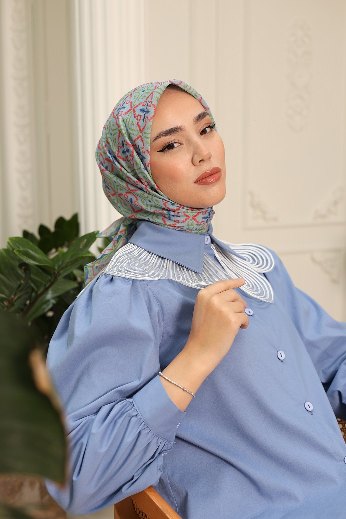 Silk Home Soft Eşarp 73057-38 - İthalesarponline.com