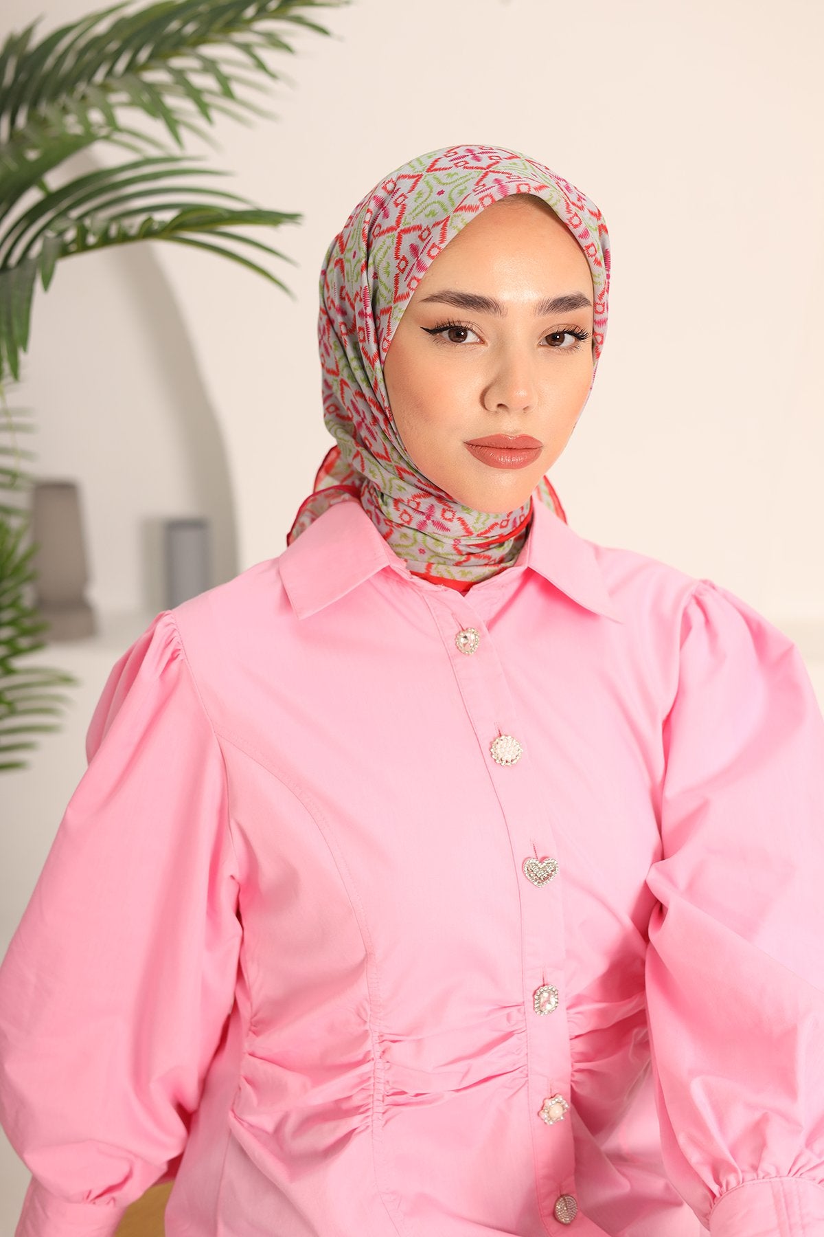 Silk Home Soft Eşarp 73057-40 - İthalesarponline.com