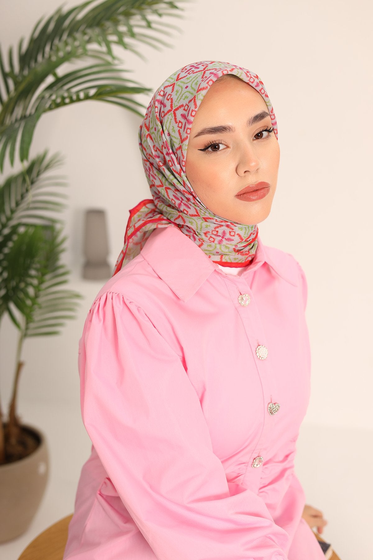 Silk Home Soft Eşarp 73057-40 - İthalesarponline.com