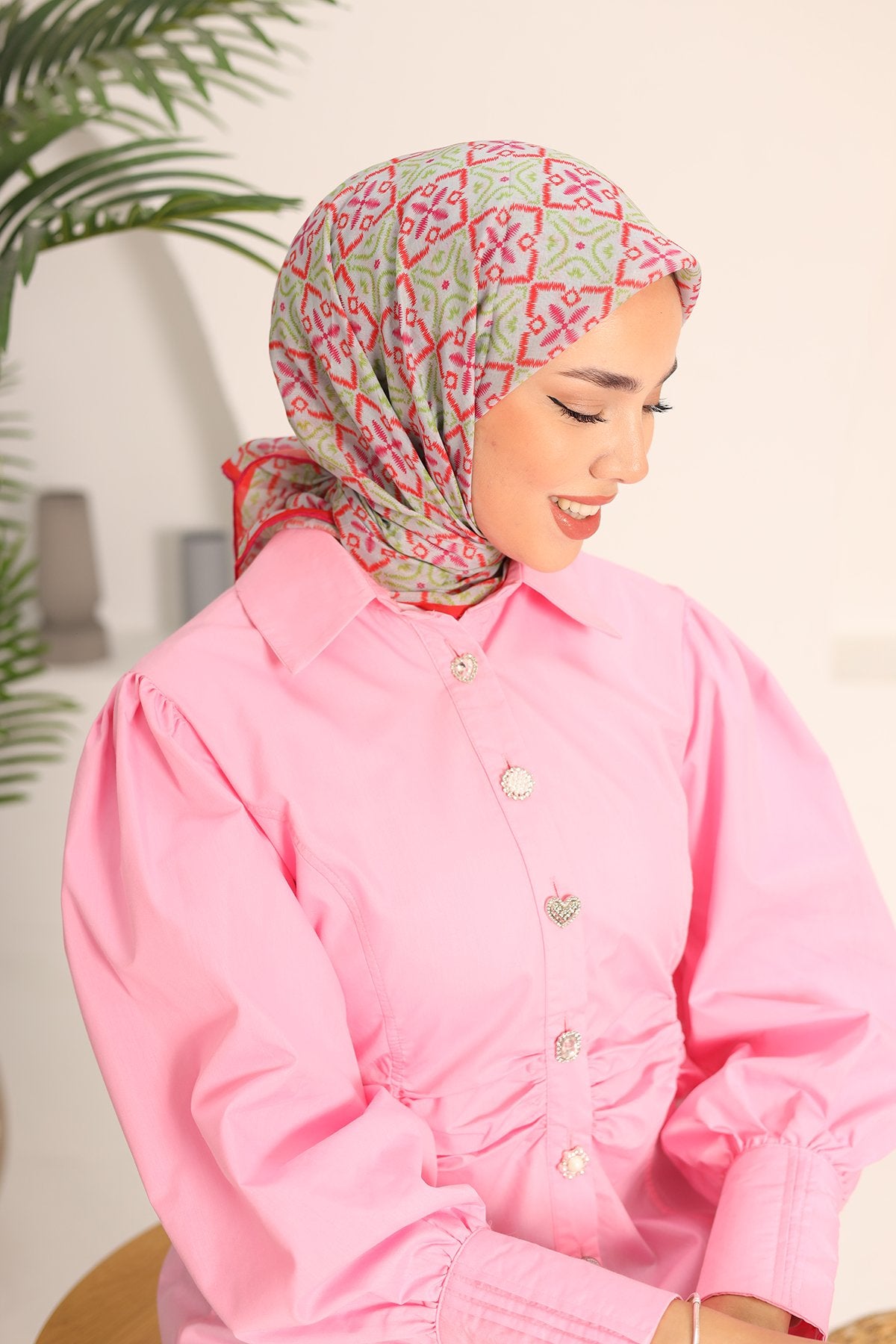 Silk Home Soft Eşarp 73057-40 - İthalesarponline.com