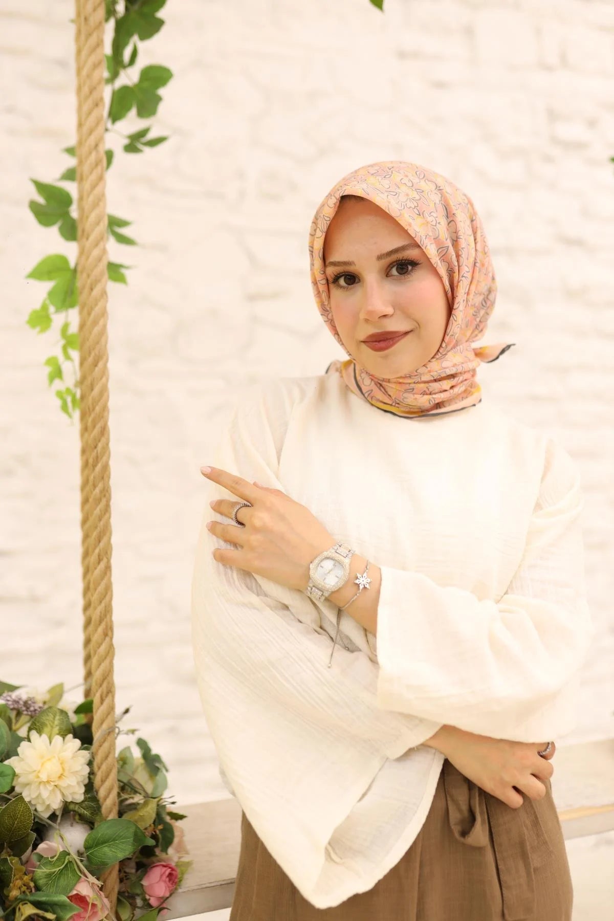 Silk Home Soft Eşarp 73063-11 - İthalesarponline.com