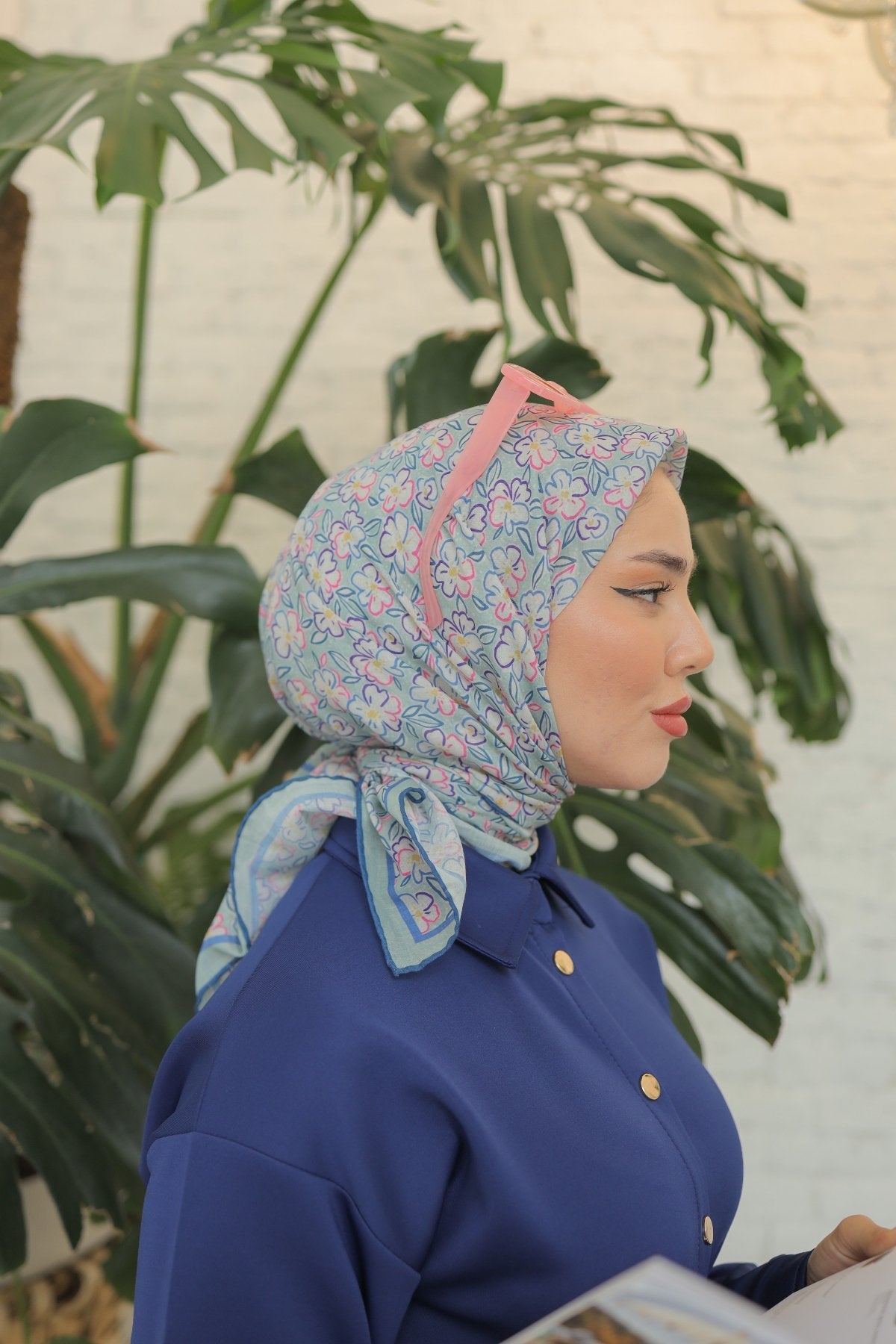 Silk Home Soft Eşarp 73063-34 - İthalesarponline.com