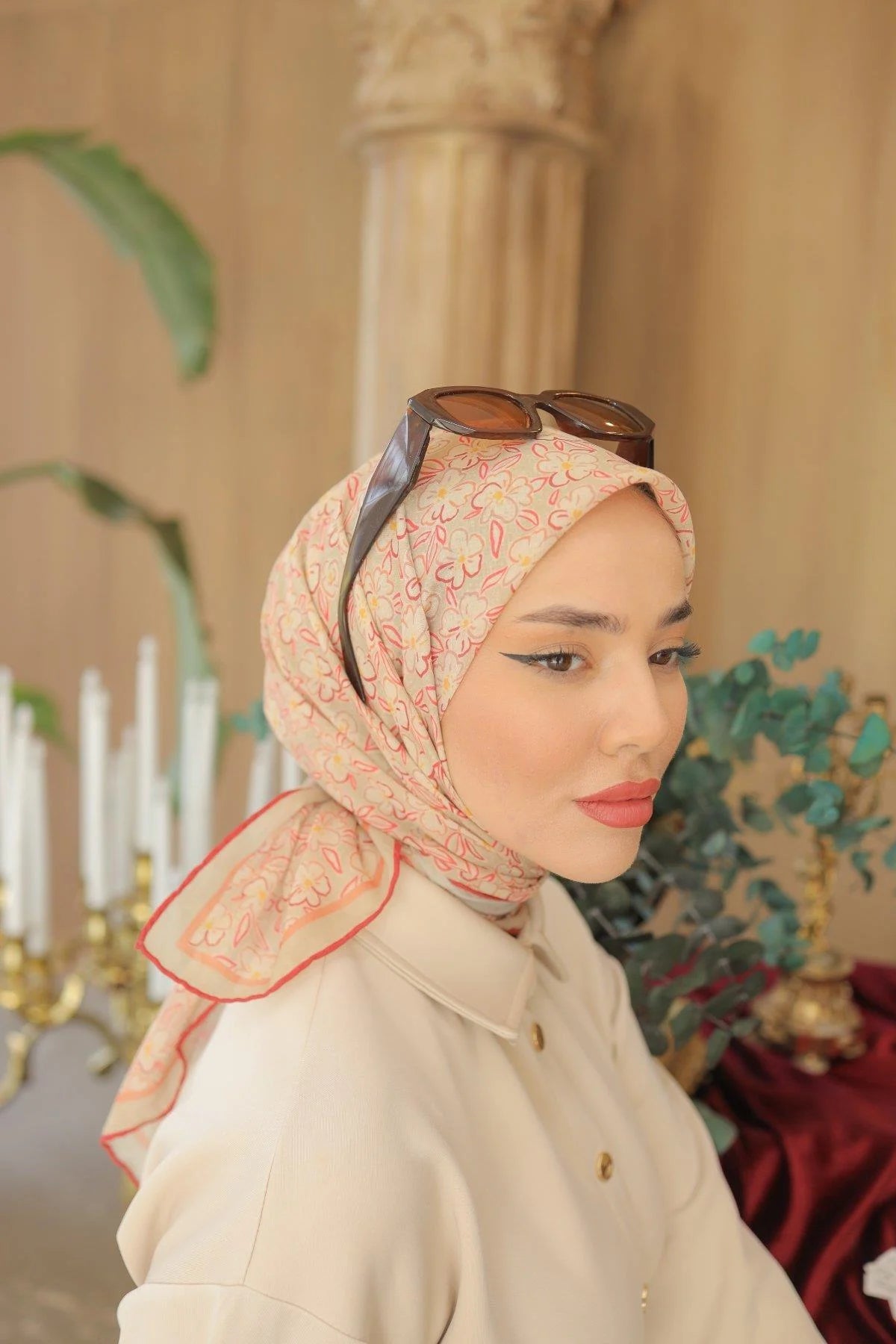 Silk Home Soft Eşarp 73063-44 - İthalesarponline.com