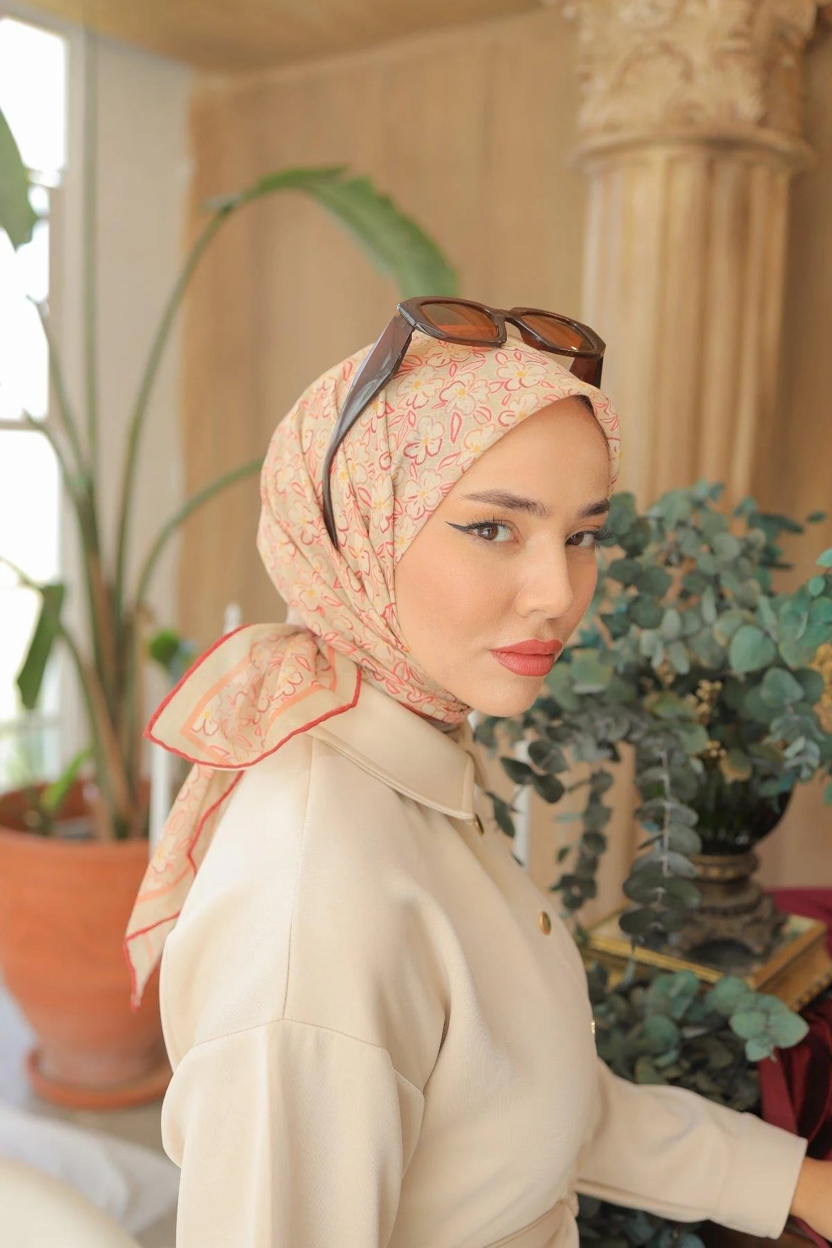 Silk Home Soft Eşarp 73063-44 - İthalesarponline.com