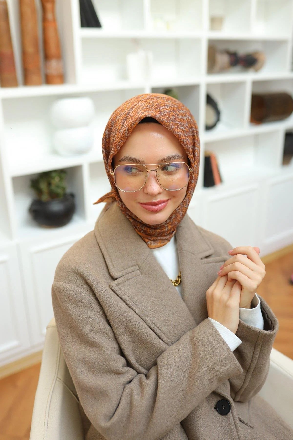 Silk Home Soft Eşarp 73067-02 - İthalesarponline.com