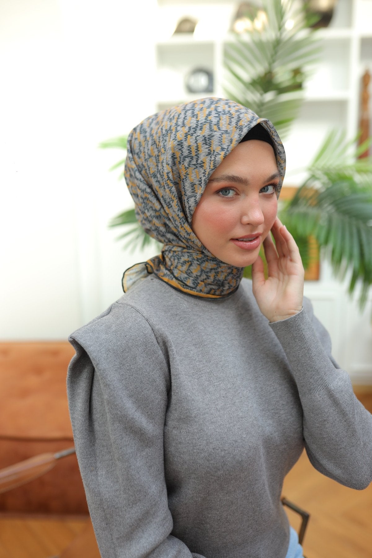 Silk Home Soft Eşarp 73067-04 - İthalesarponline.com - Soft Eşarp - İthalesarponline.com