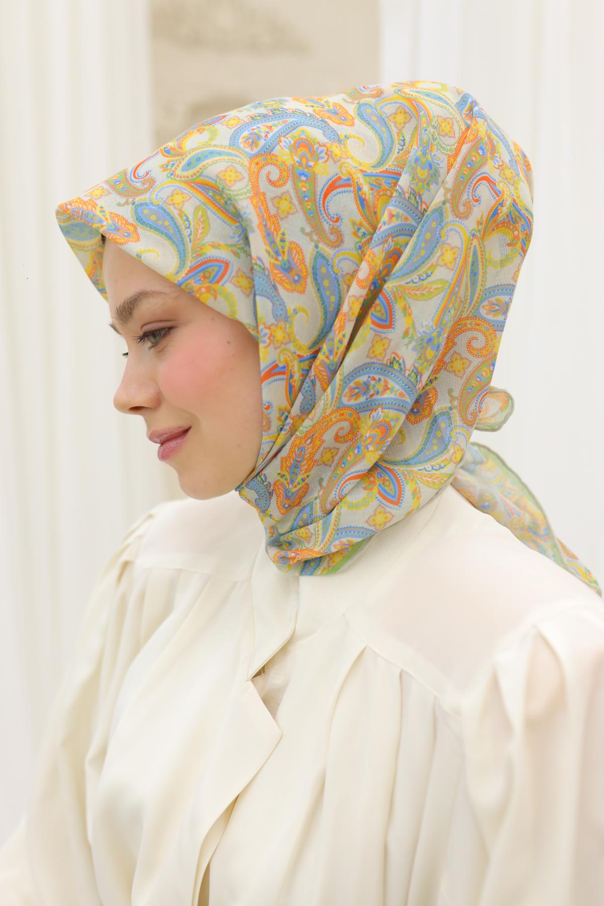 Silk Home Soft Eşarp 73078-24 - İthalesarponline.com
