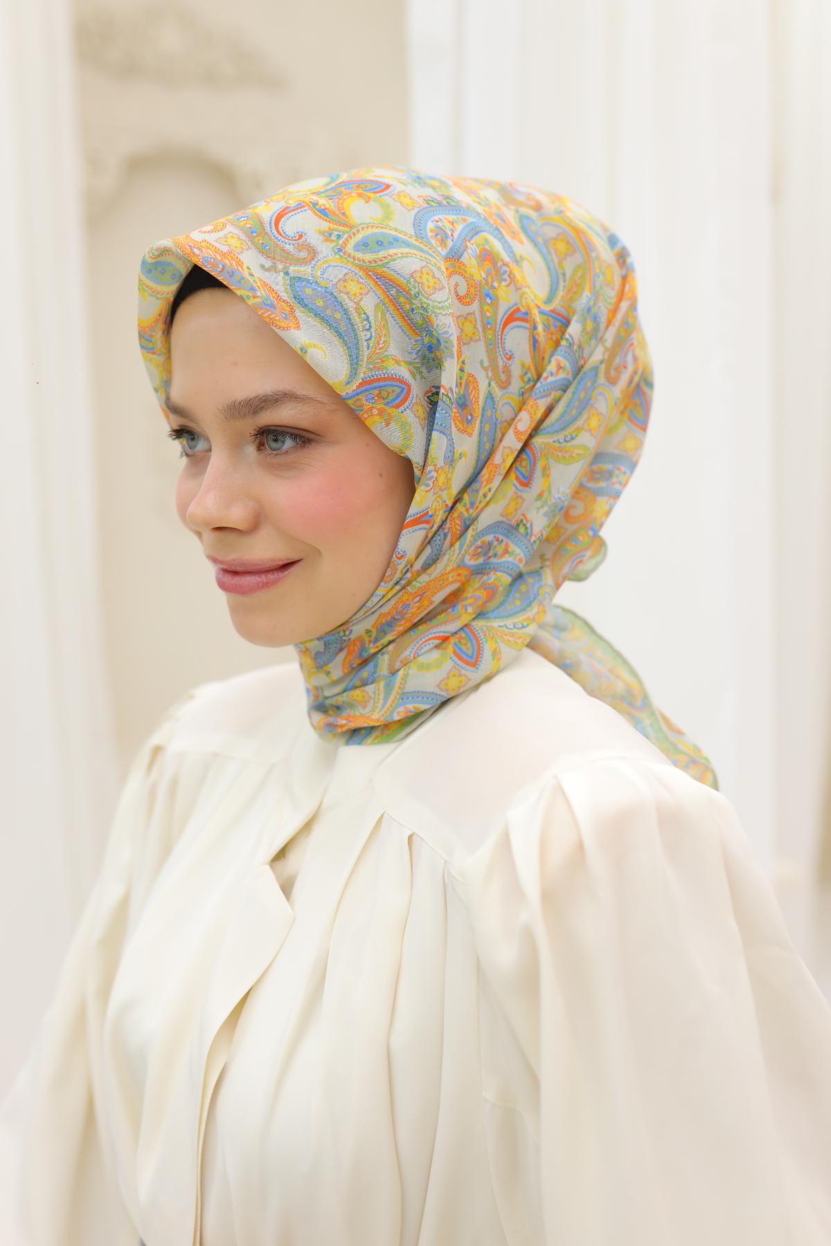 Silk Home Soft Eşarp 73078-24 - İthalesarponline.com