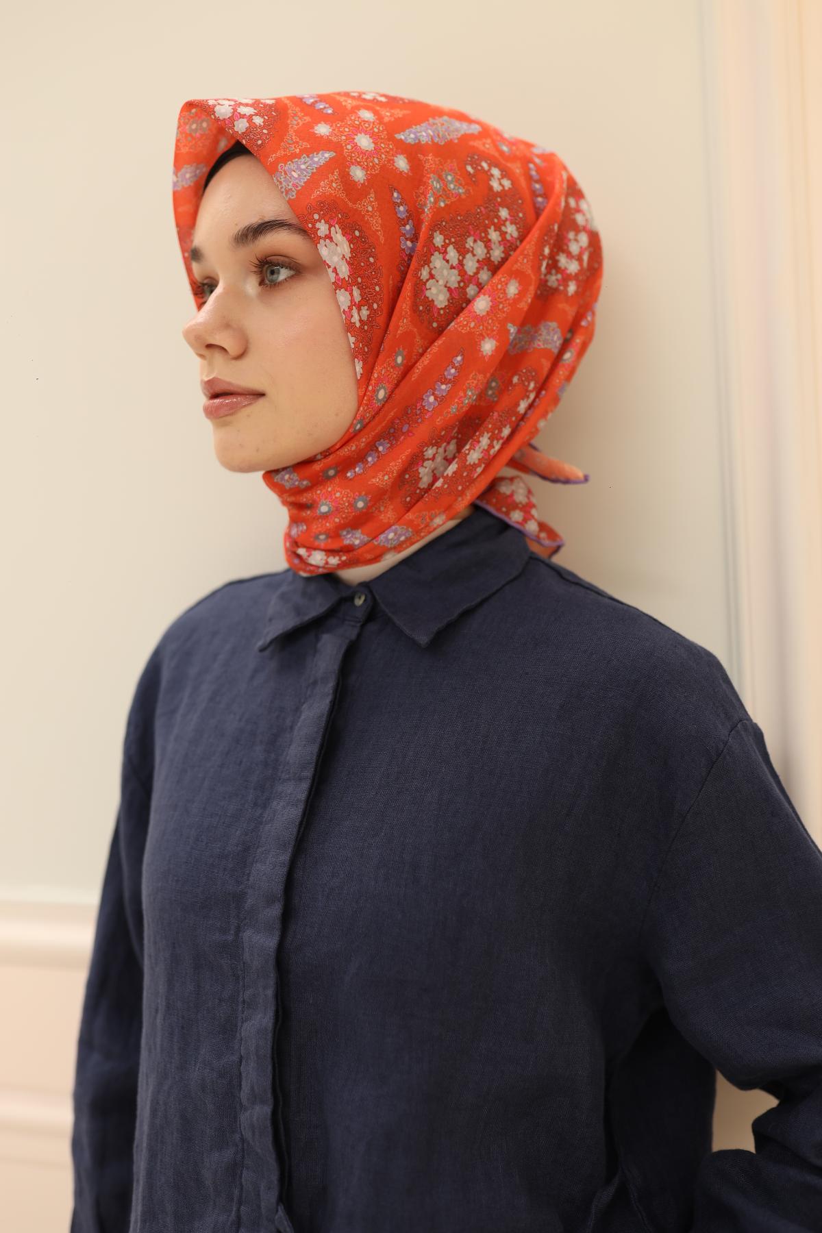 Silk Home Soft Eşarp 73085-04 - İthalesarponline.com