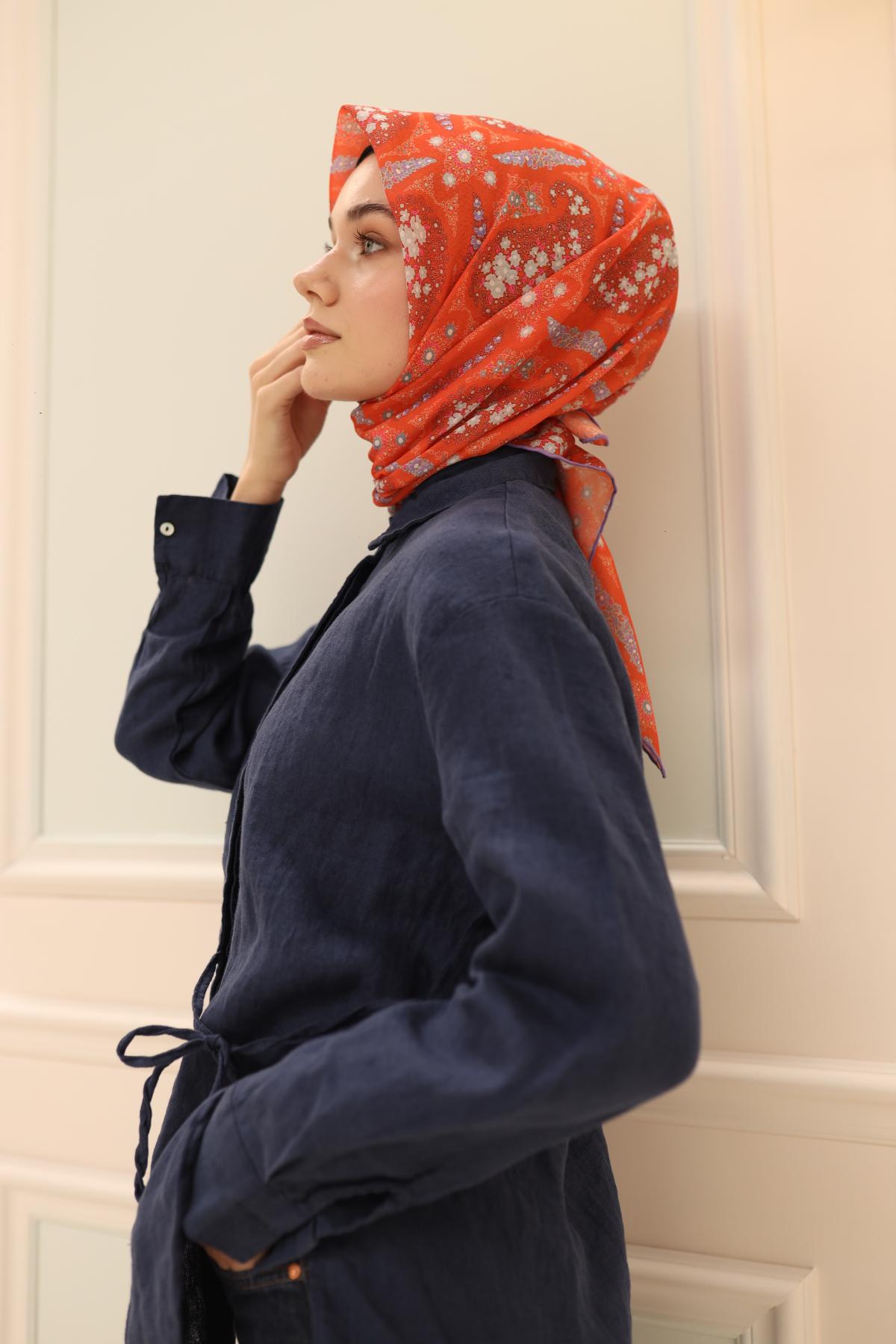 Silk Home Soft Eşarp 73085-04 - İthalesarponline.com