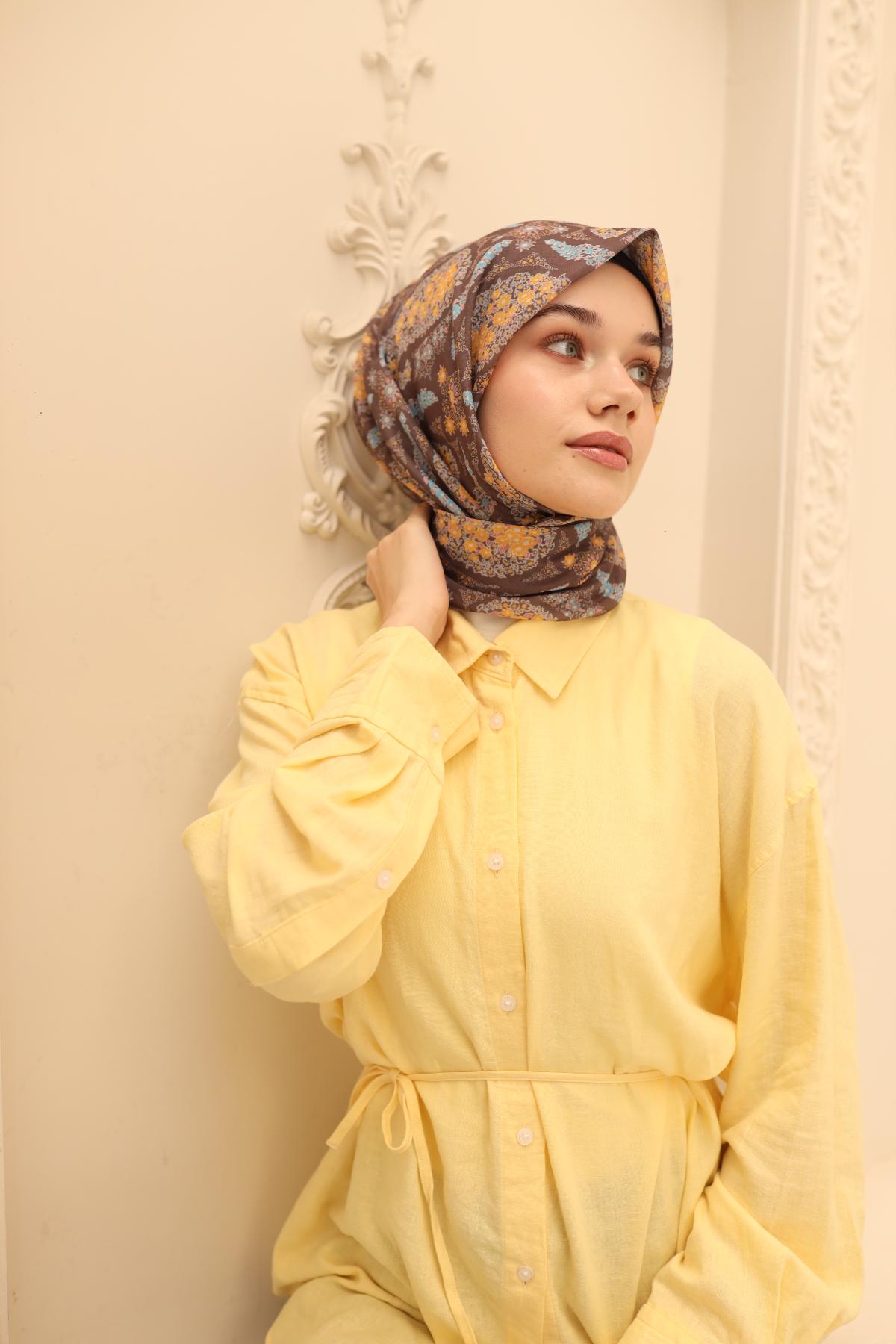 Silk Home Soft Eşarp 73085-05 - İthalesarponline.com