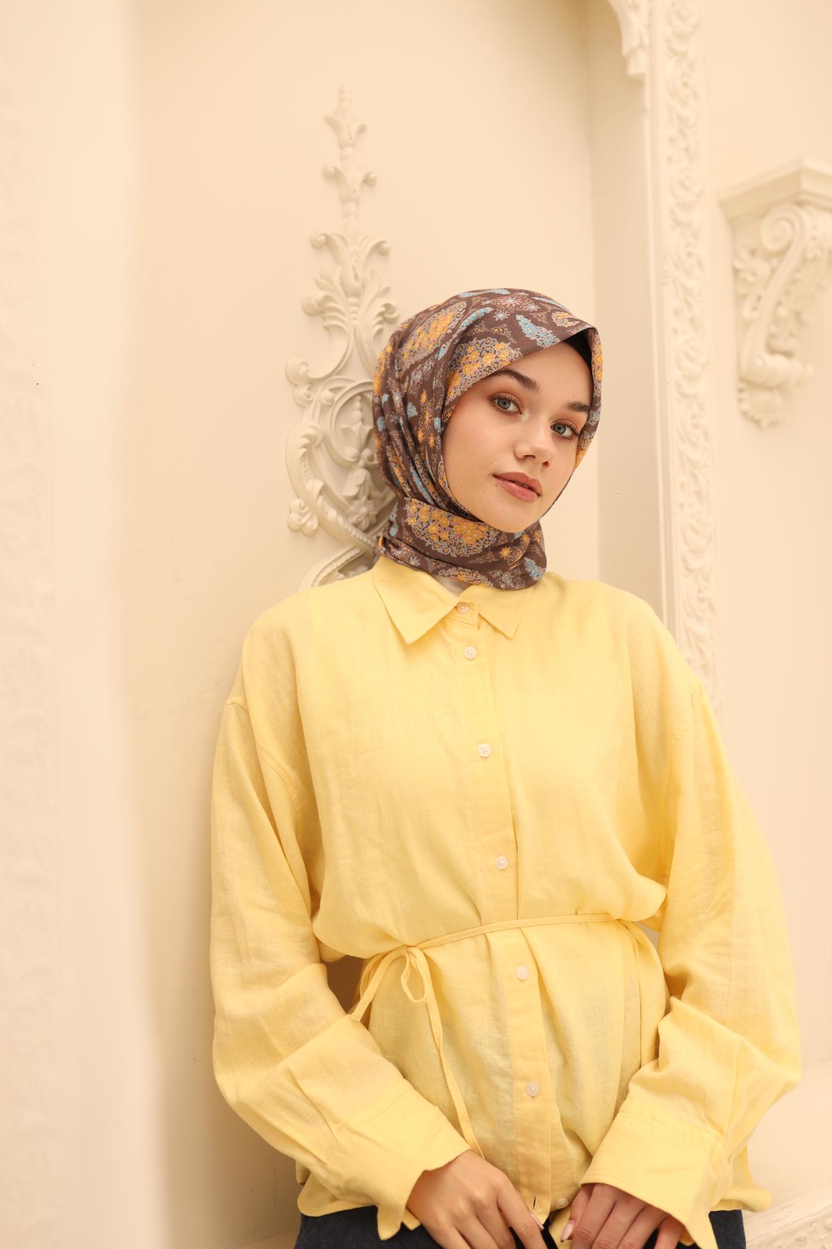 Silk Home Soft Eşarp 73085-05 - İthalesarponline.com