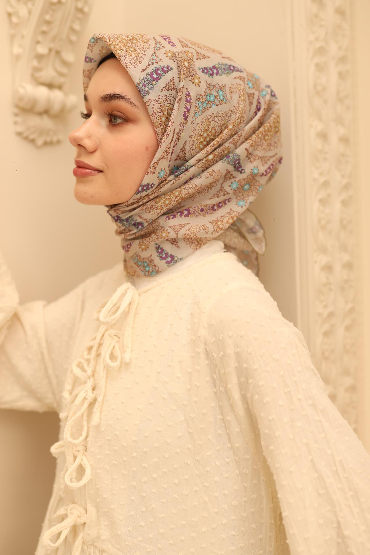 Silk Home Soft Eşarp 73085-12 - İthalesarponline.com