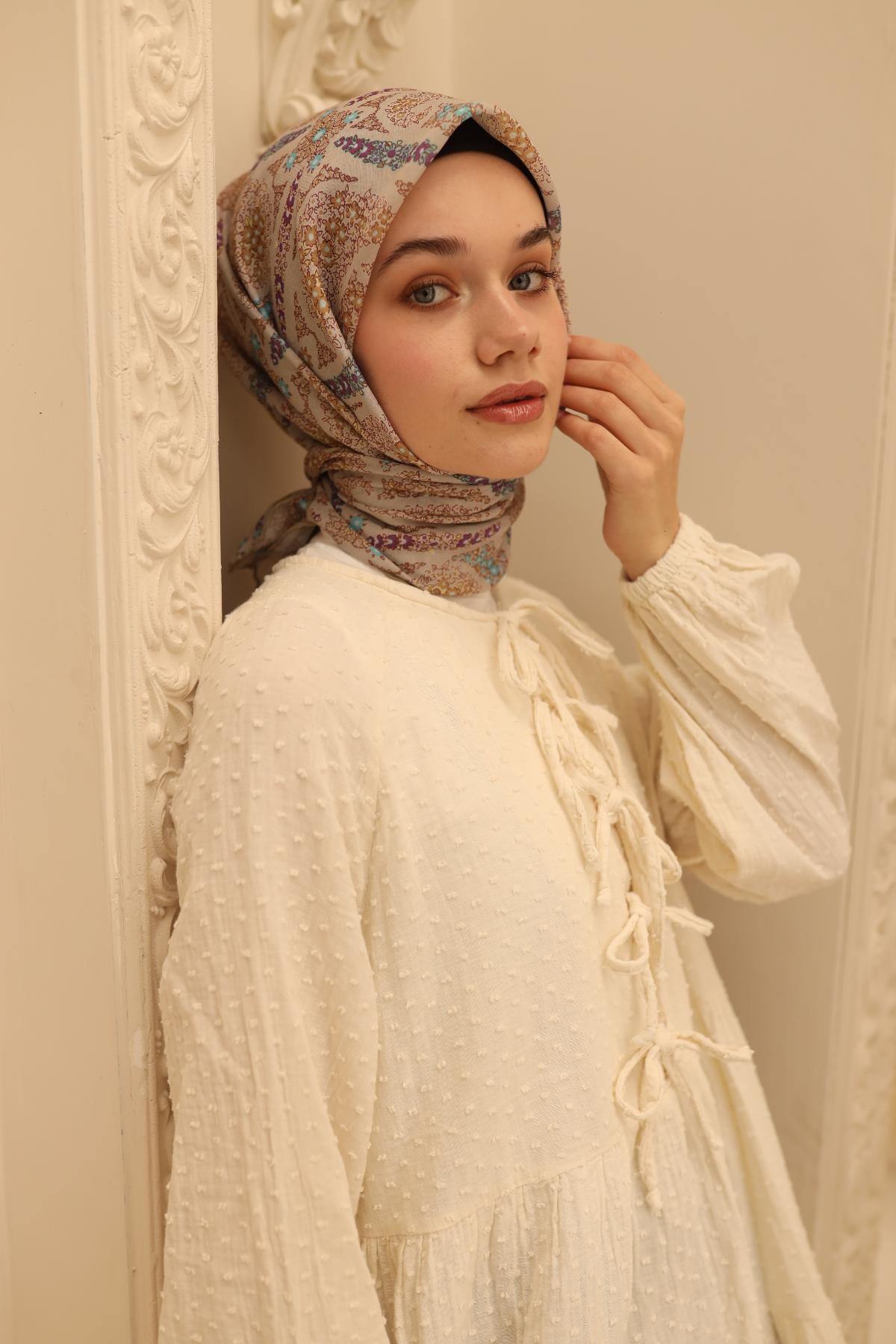 Silk Home Soft Eşarp 73085-12 - İthalesarponline.com