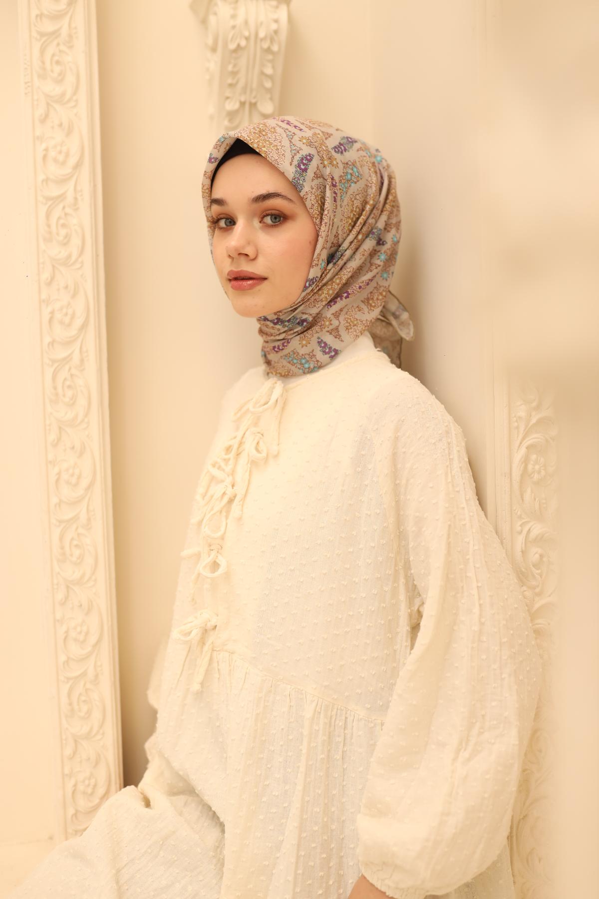 Silk Home Soft Eşarp 73085-12 - İthalesarponline.com