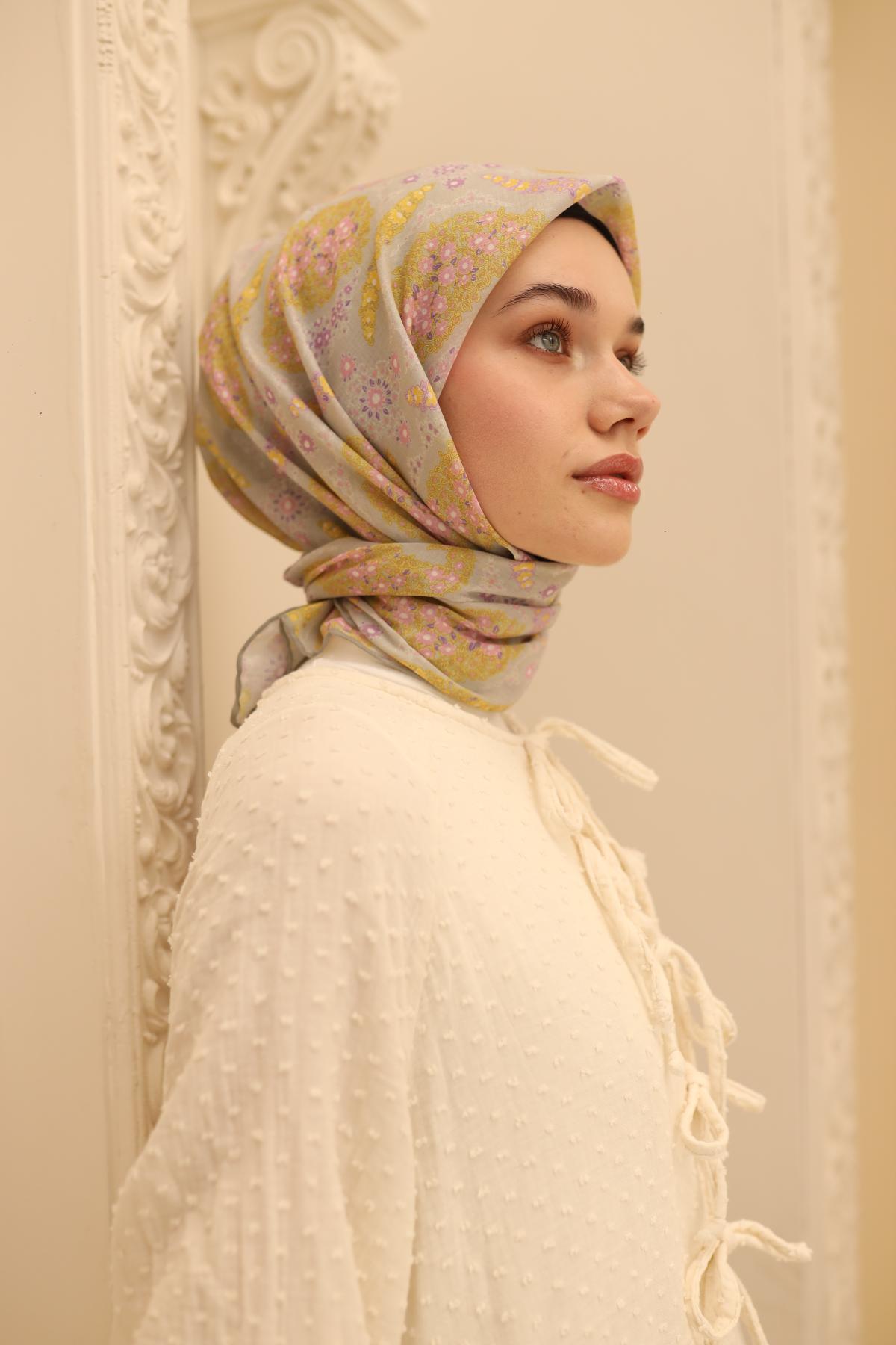 Silk Home Soft Eşarp 73085-13 - İthalesarponline.com