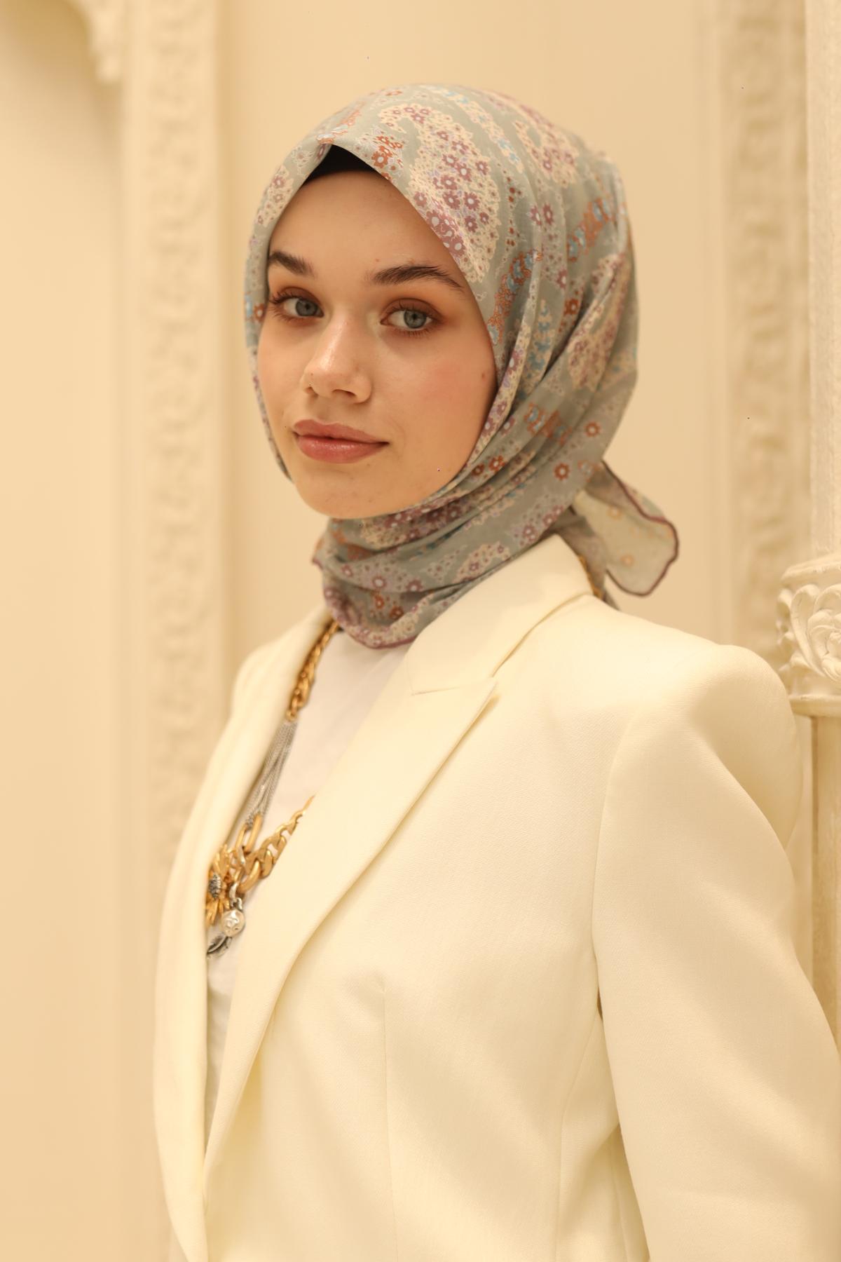 Silk Home Soft Eşarp 73085-16 - İthalesarponline.com