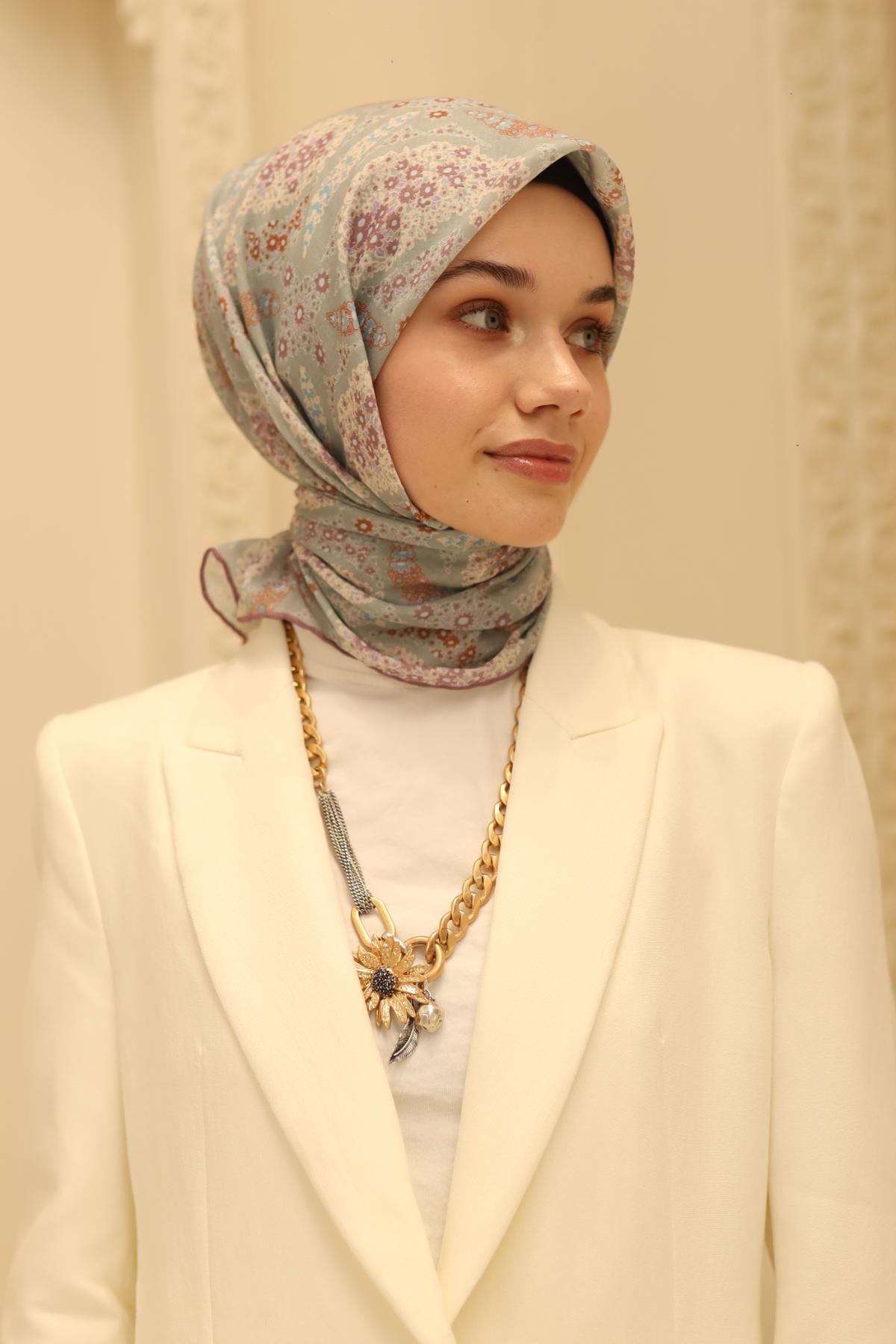 Silk Home Soft Eşarp 73085-16 - İthalesarponline.com