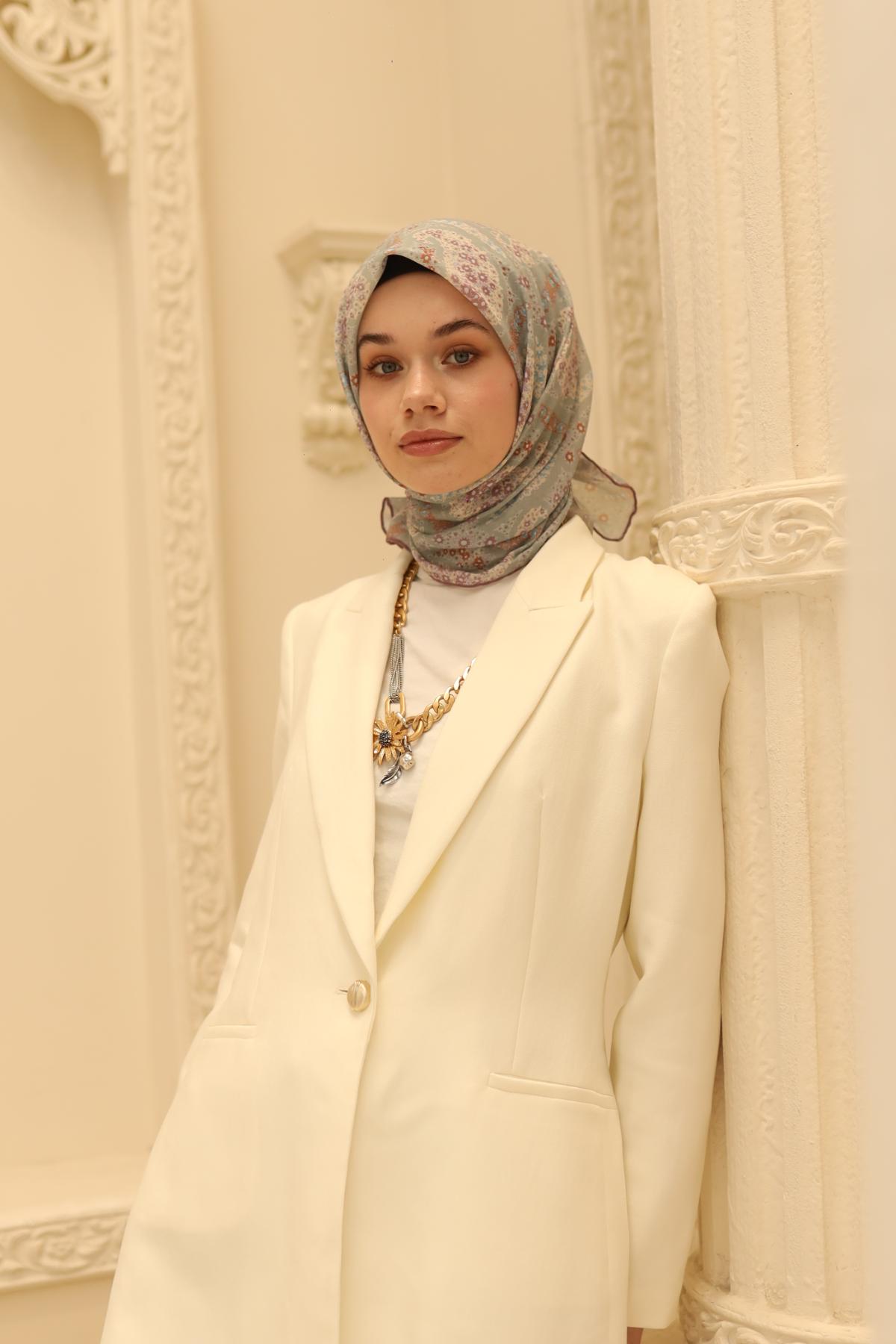 Silk Home Soft Eşarp 73085-16 - İthalesarponline.com