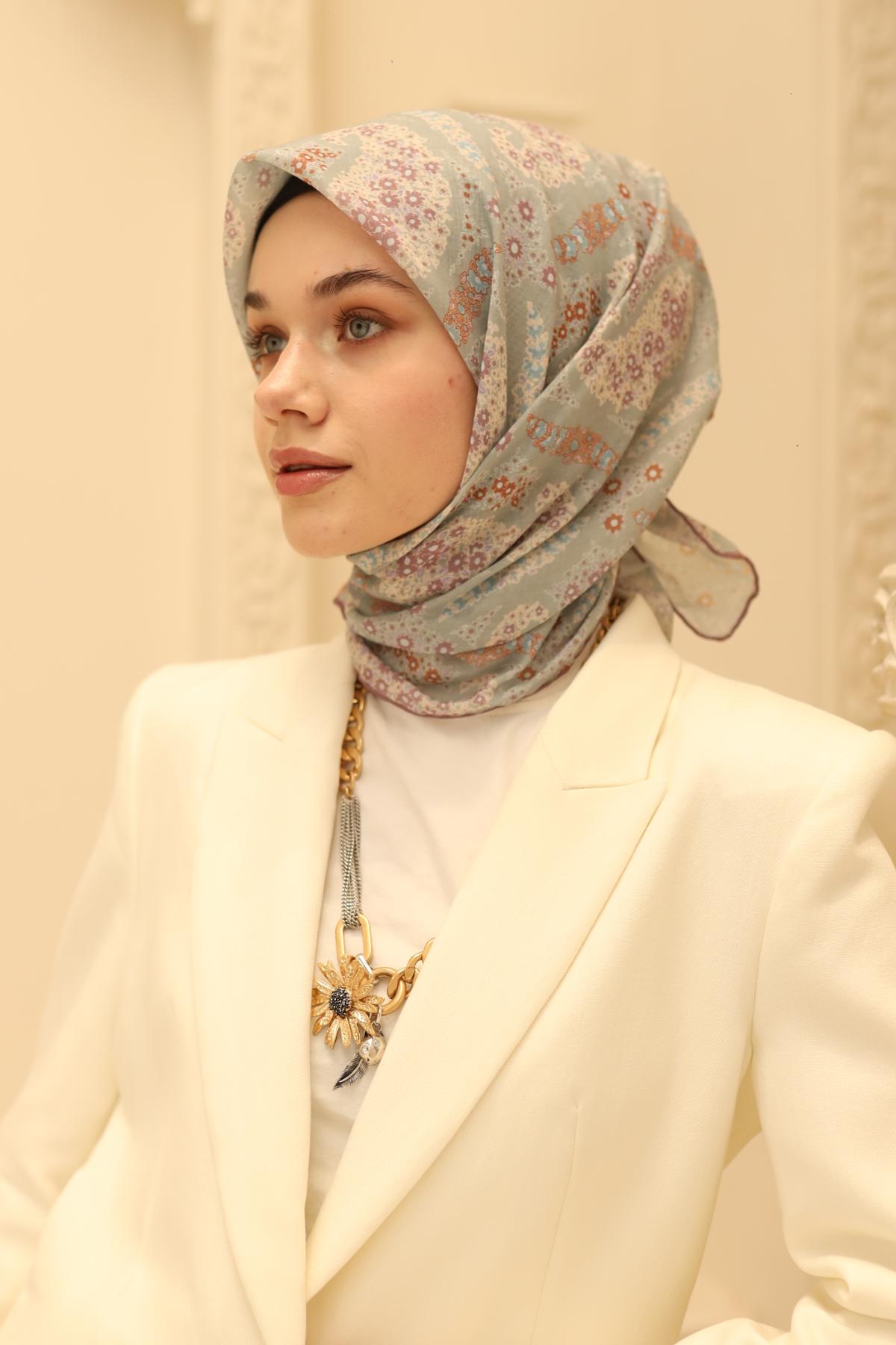 Silk Home Soft Eşarp 73085-16 - İthalesarponline.com