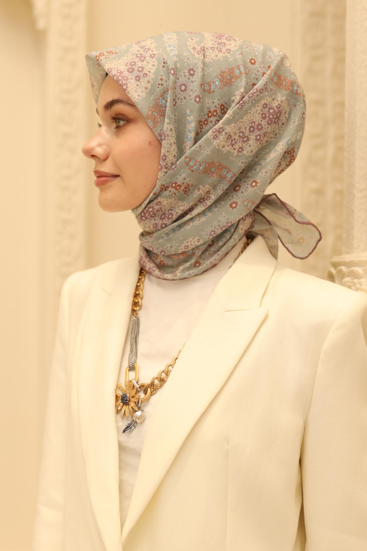 Silk Home Soft Eşarp 73085-16 - İthalesarponline.com