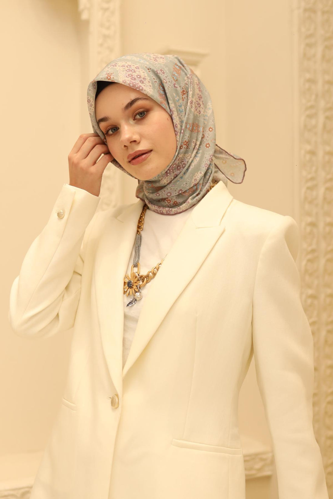 Silk Home Soft Eşarp 73085-16 - İthalesarponline.com