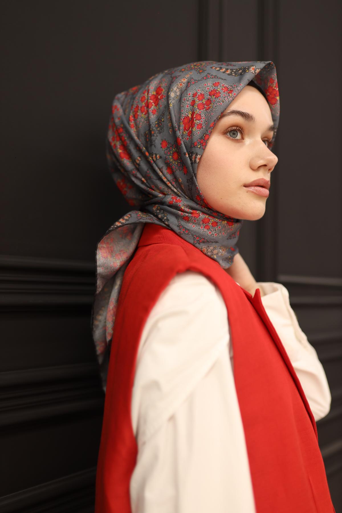 Silk Home Soft Eşarp 73085-20 - İthalesarponline.com