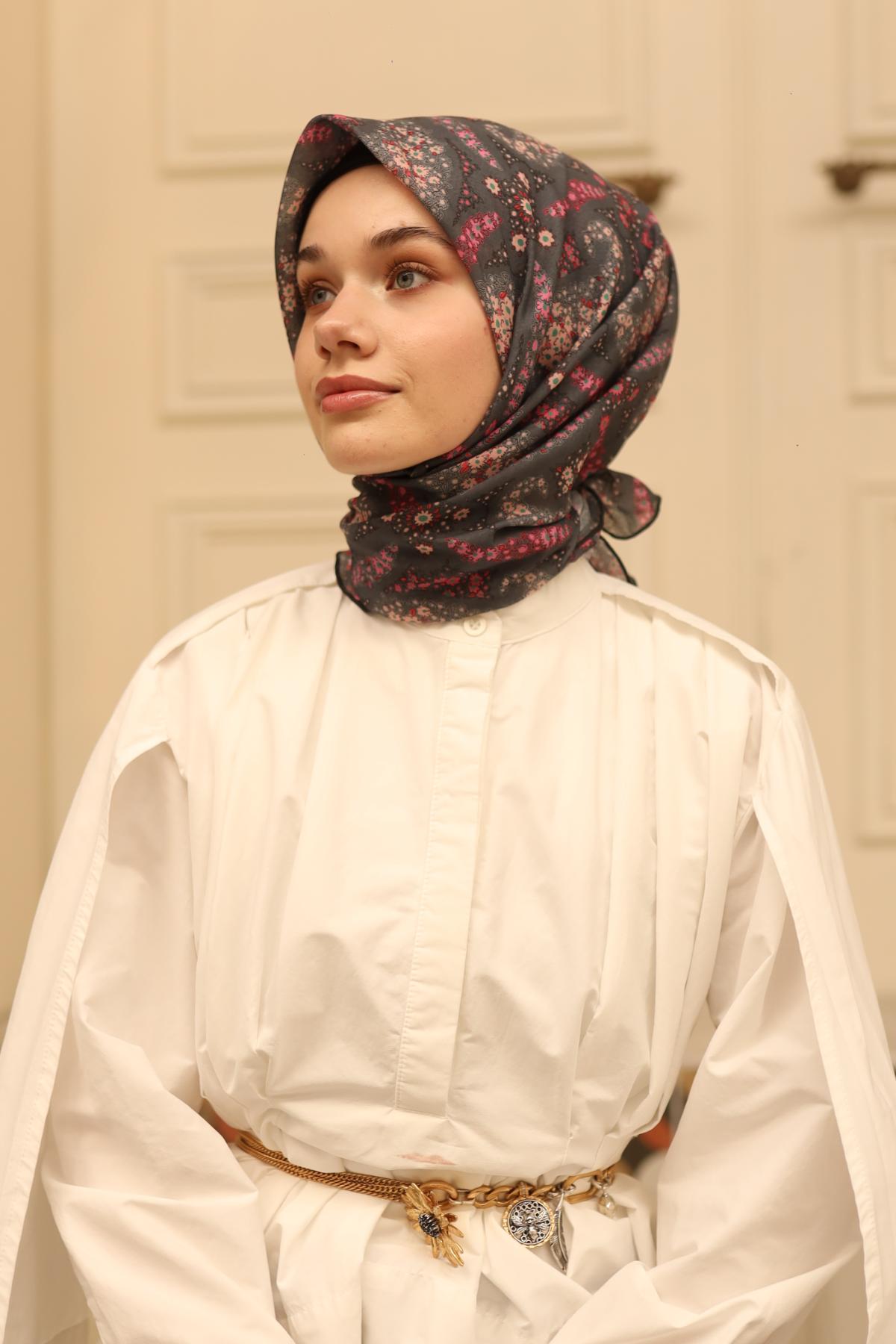 Silk Home Soft Eşarp 73085-21 - İthalesarponline.com