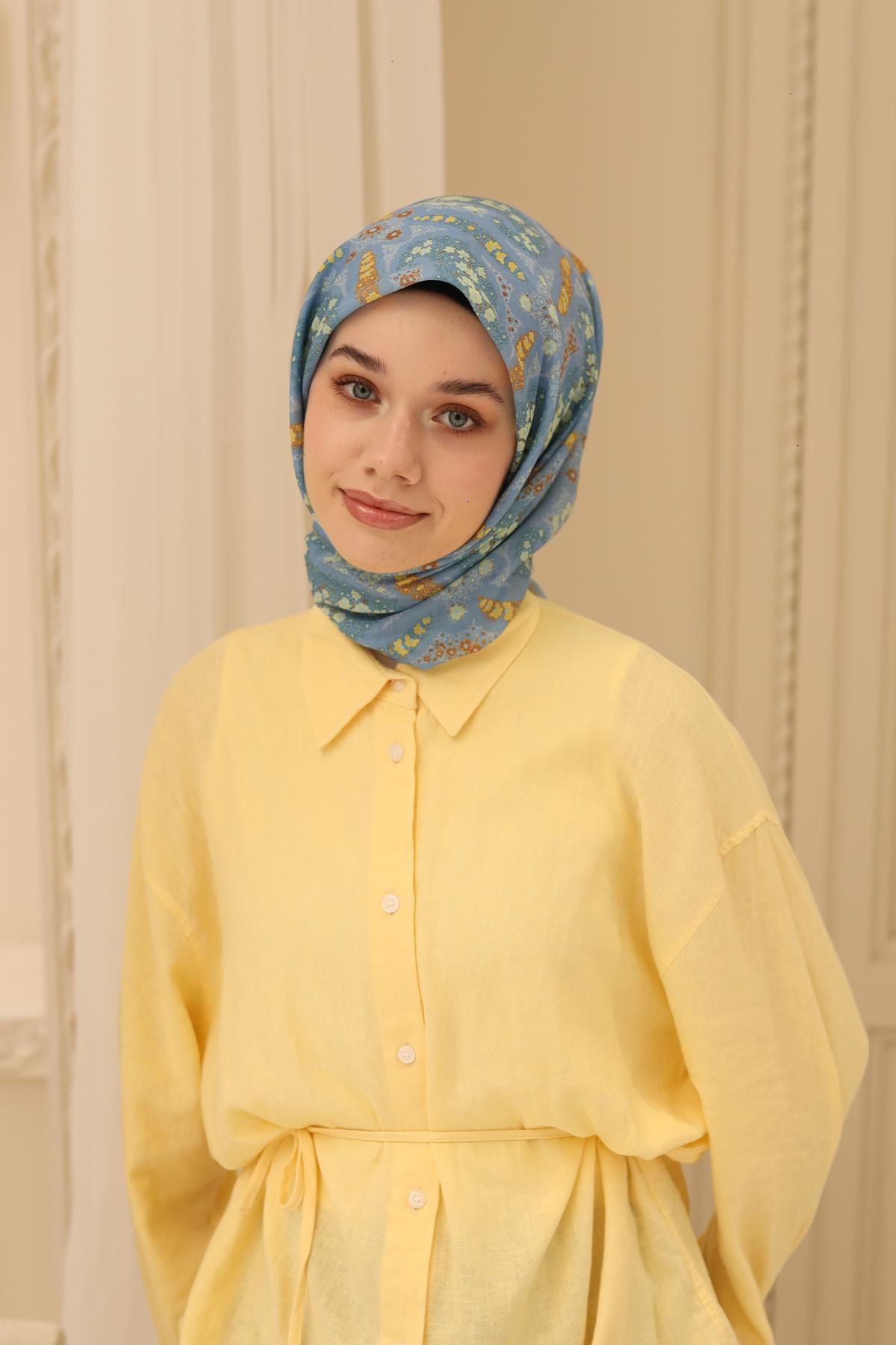 Silk Home Soft Eşarp 73085-27 - İthalesarponline.com