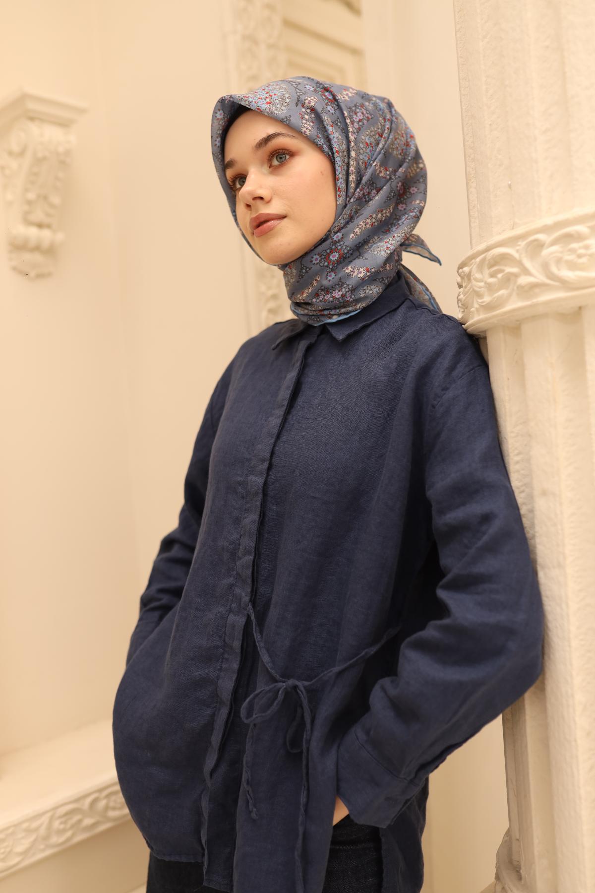 Silk Home Soft Eşarp 73085-28 - İthalesarponline.com