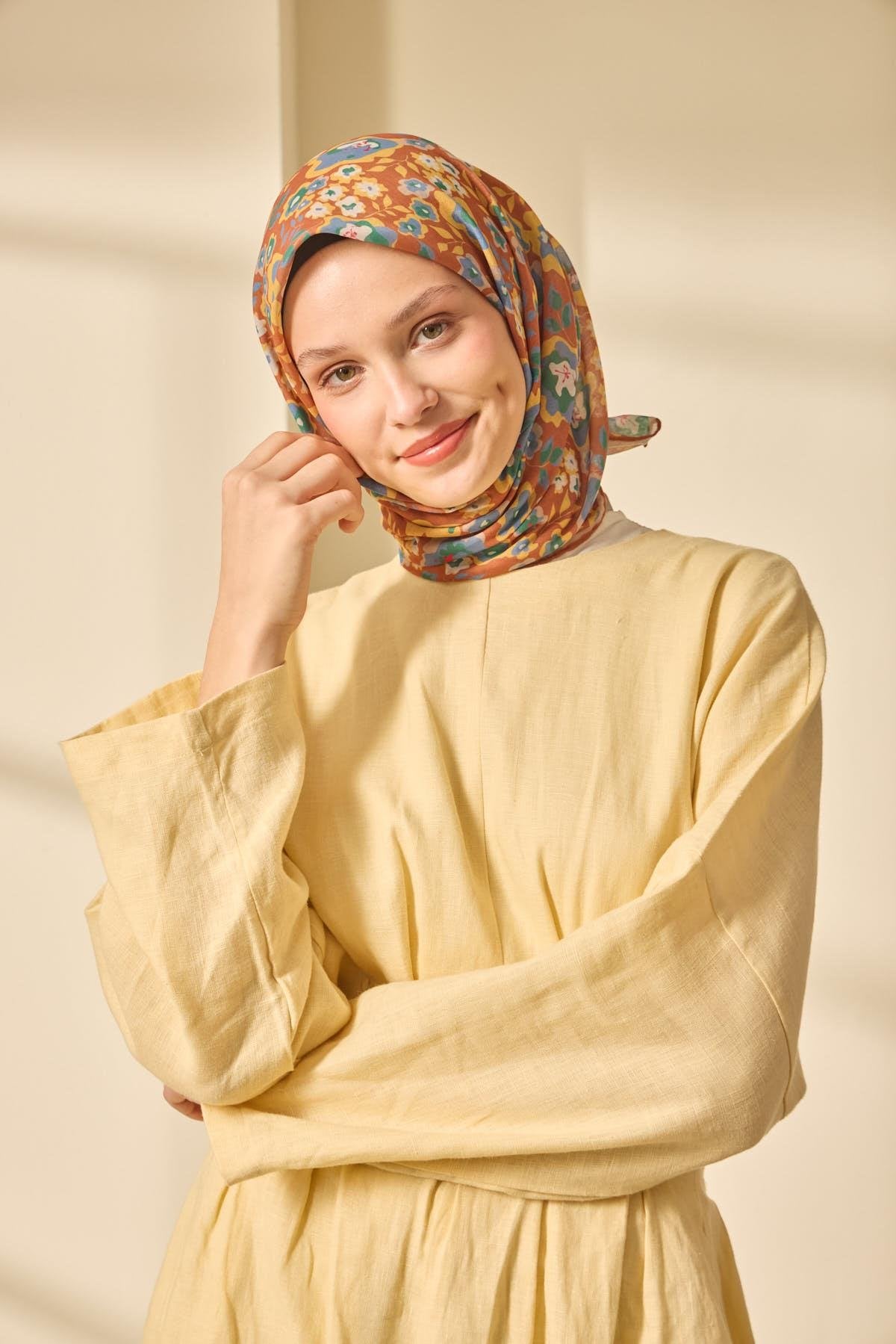 Silk Home Soft Eşarp 73090-03 - İthalesarponline.com