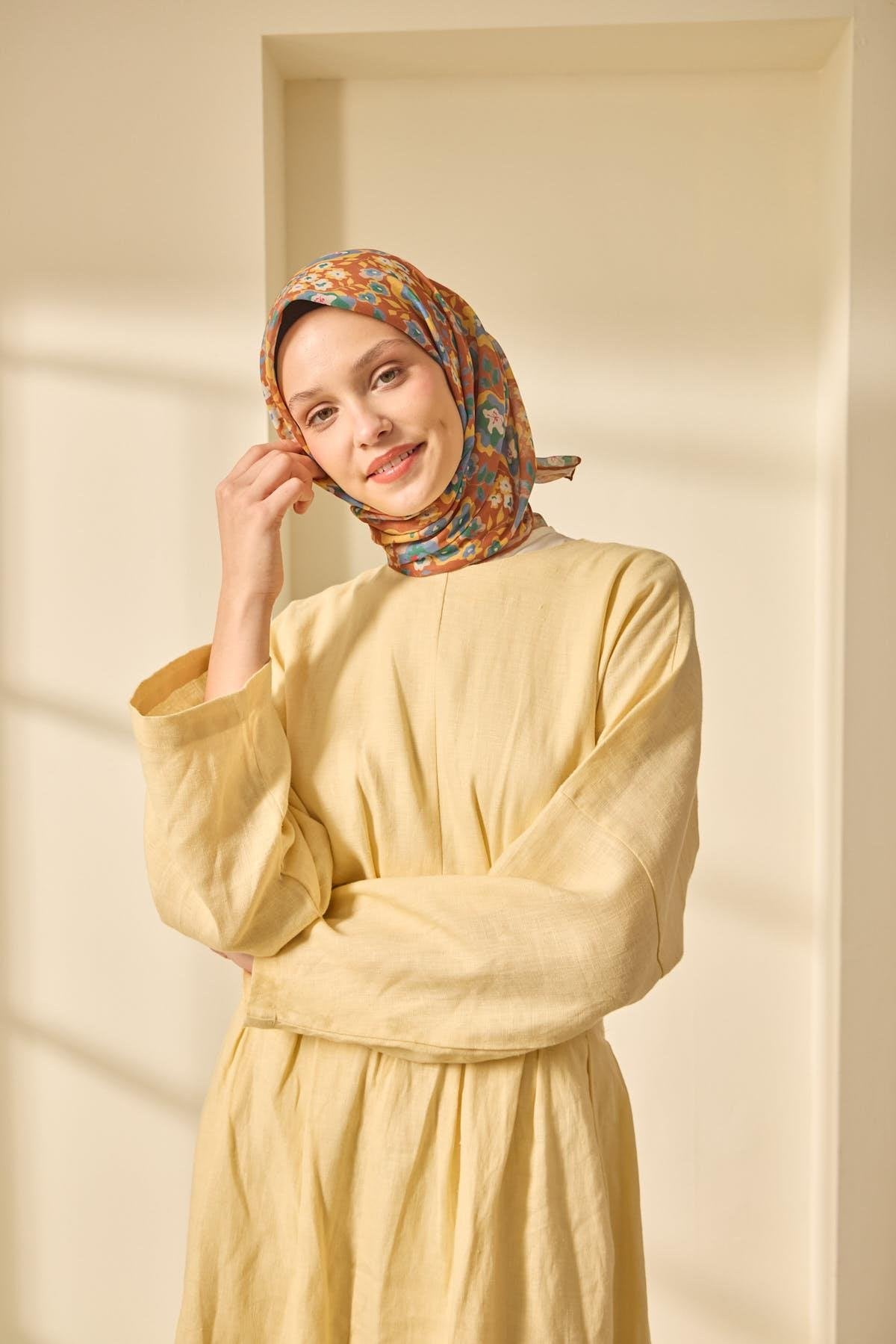 Silk Home Soft Eşarp 73090-03 - İthalesarponline.com