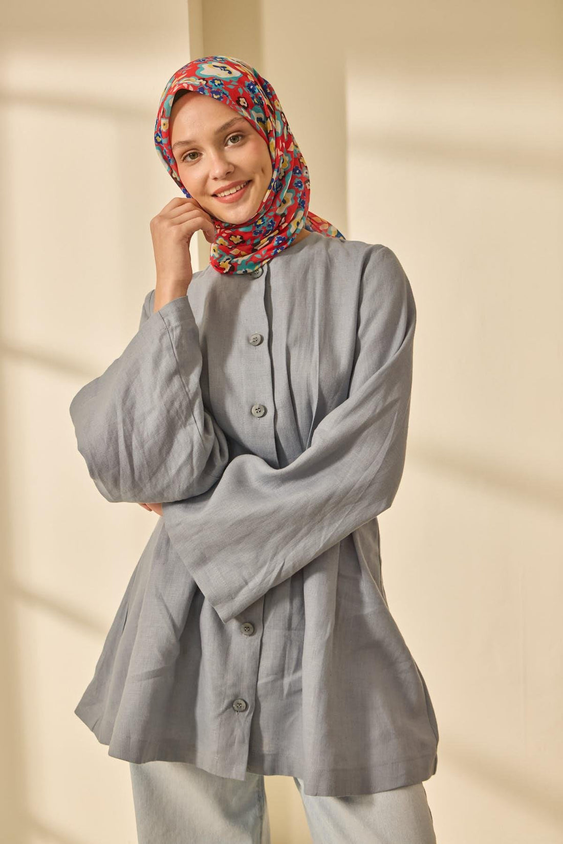 Silk Home Soft Eşarp 73090-04 - İthalesarponline.com