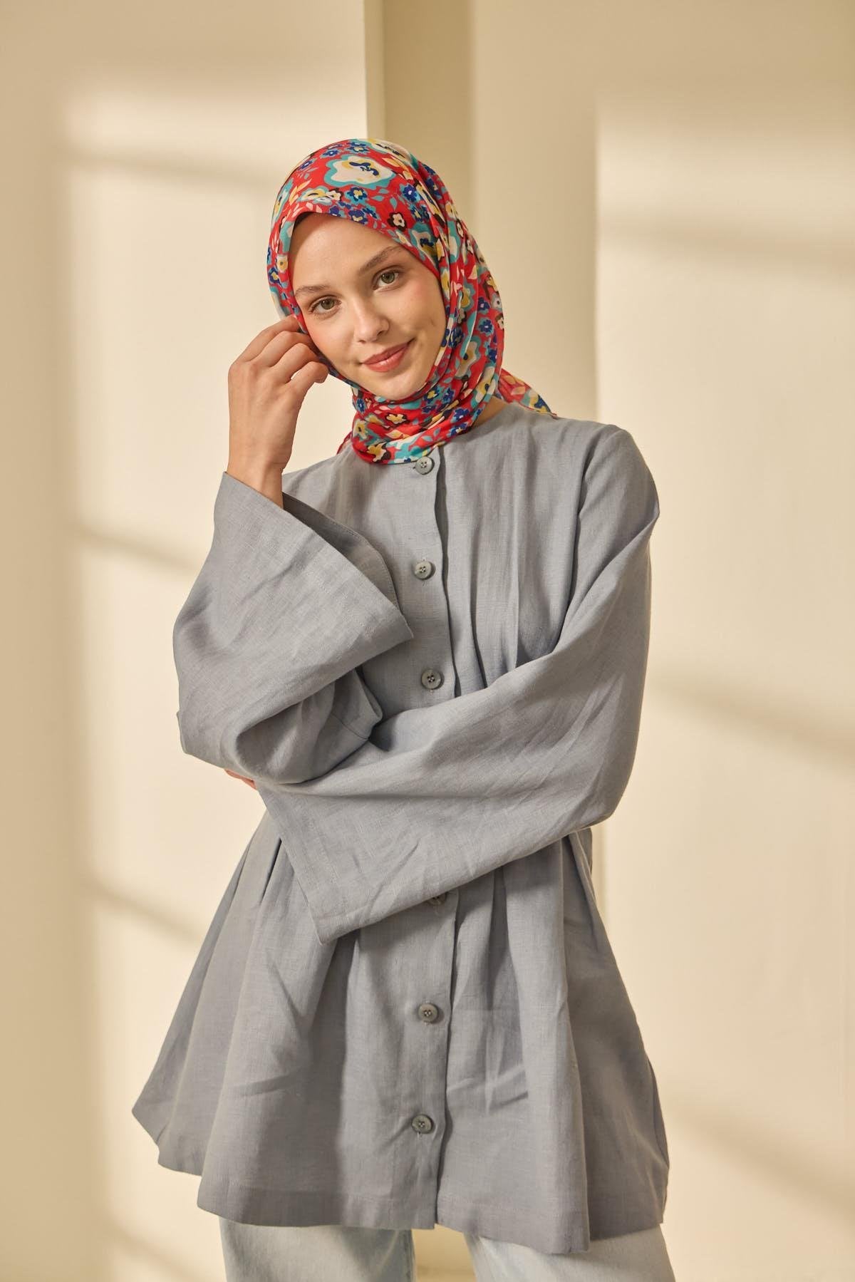 Silk Home Soft Eşarp 73090-04 - İthalesarponline.com