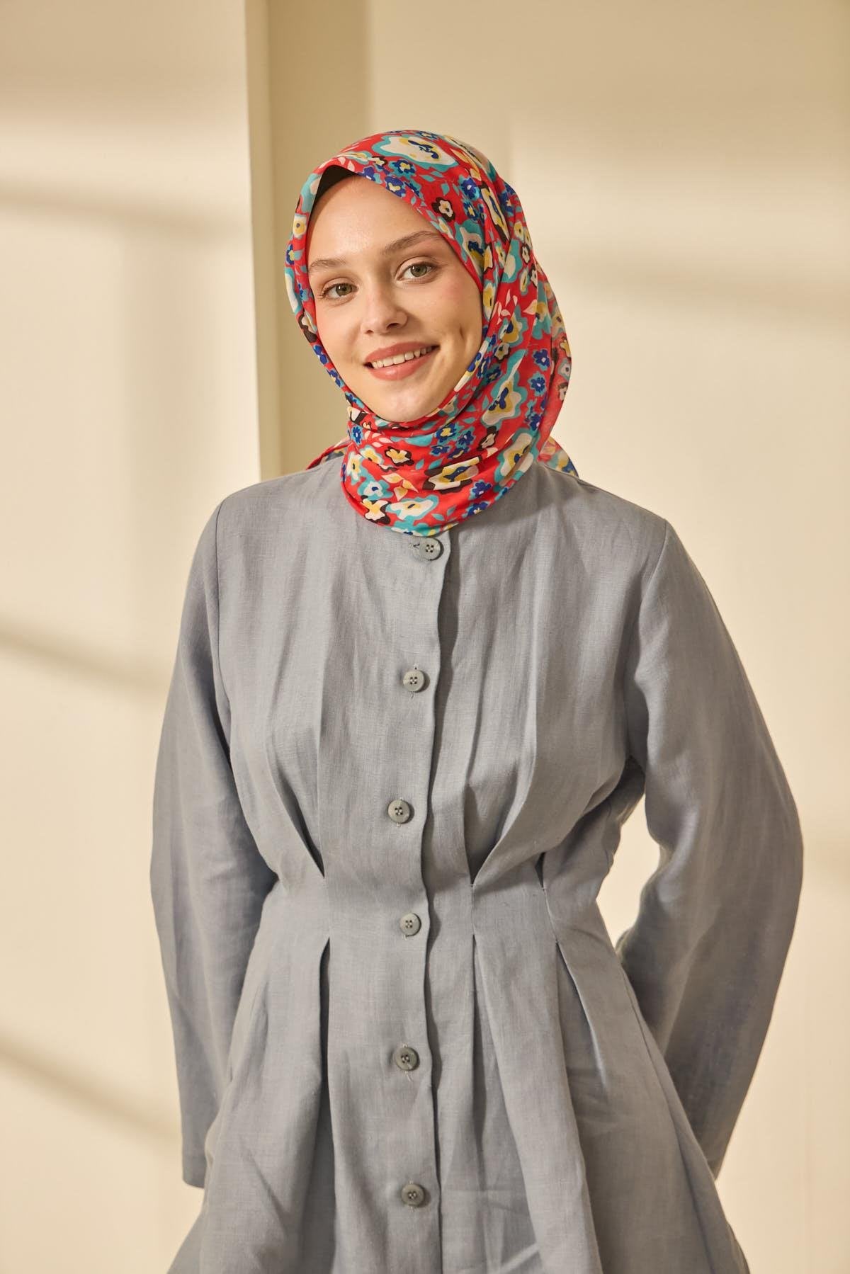 Silk Home Soft Eşarp 73090-04 - İthalesarponline.com