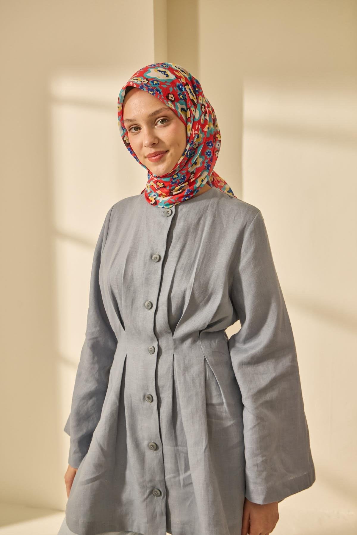 Silk Home Soft Eşarp 73090-04 - İthalesarponline.com