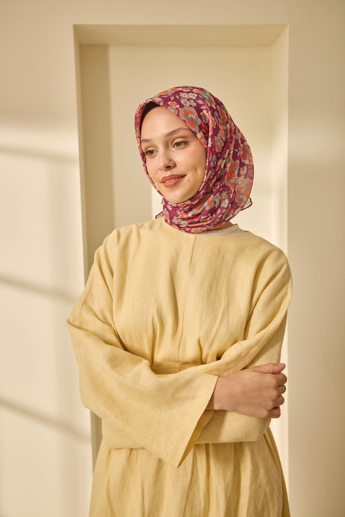 Silk Home Soft Eşarp 73090-07 - İthalesarponline.com