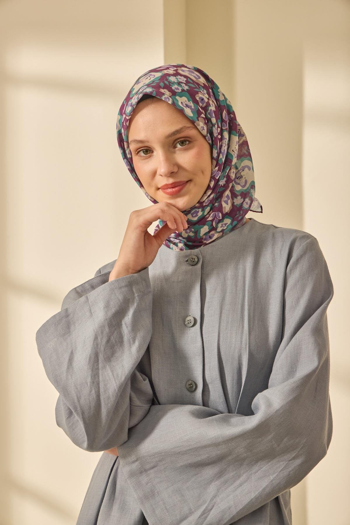 Silk Home Soft Eşarp 73090-08 - İthalesarponline.com