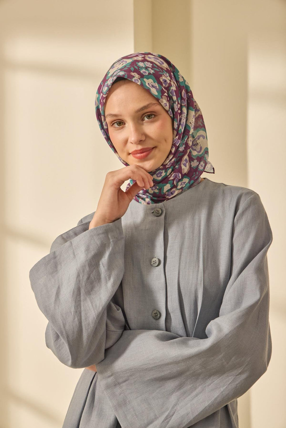 Silk Home Soft Eşarp 73090-08 - İthalesarponline.com