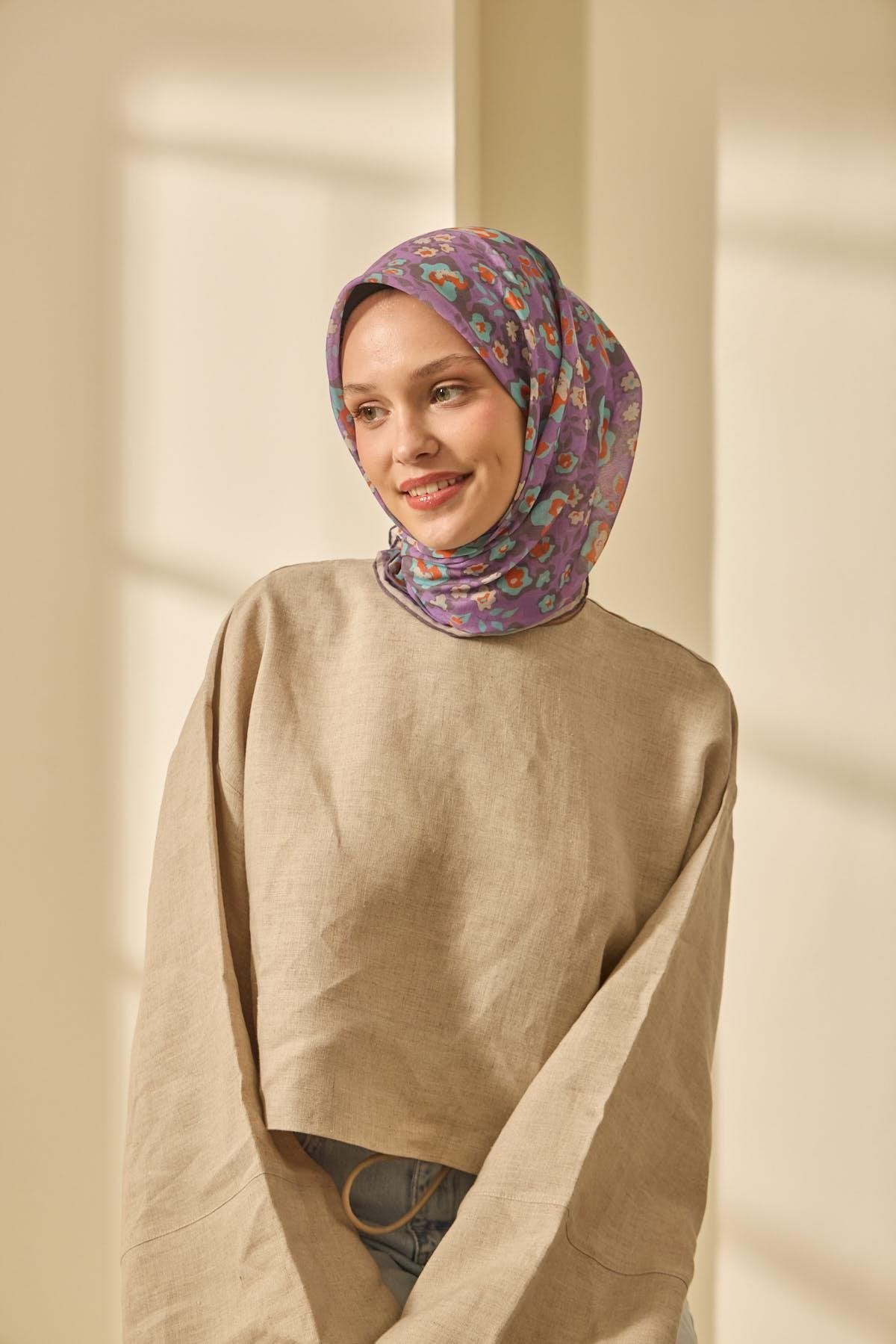 Silk Home Soft Eşarp 73090-10 - İthalesarponline.com