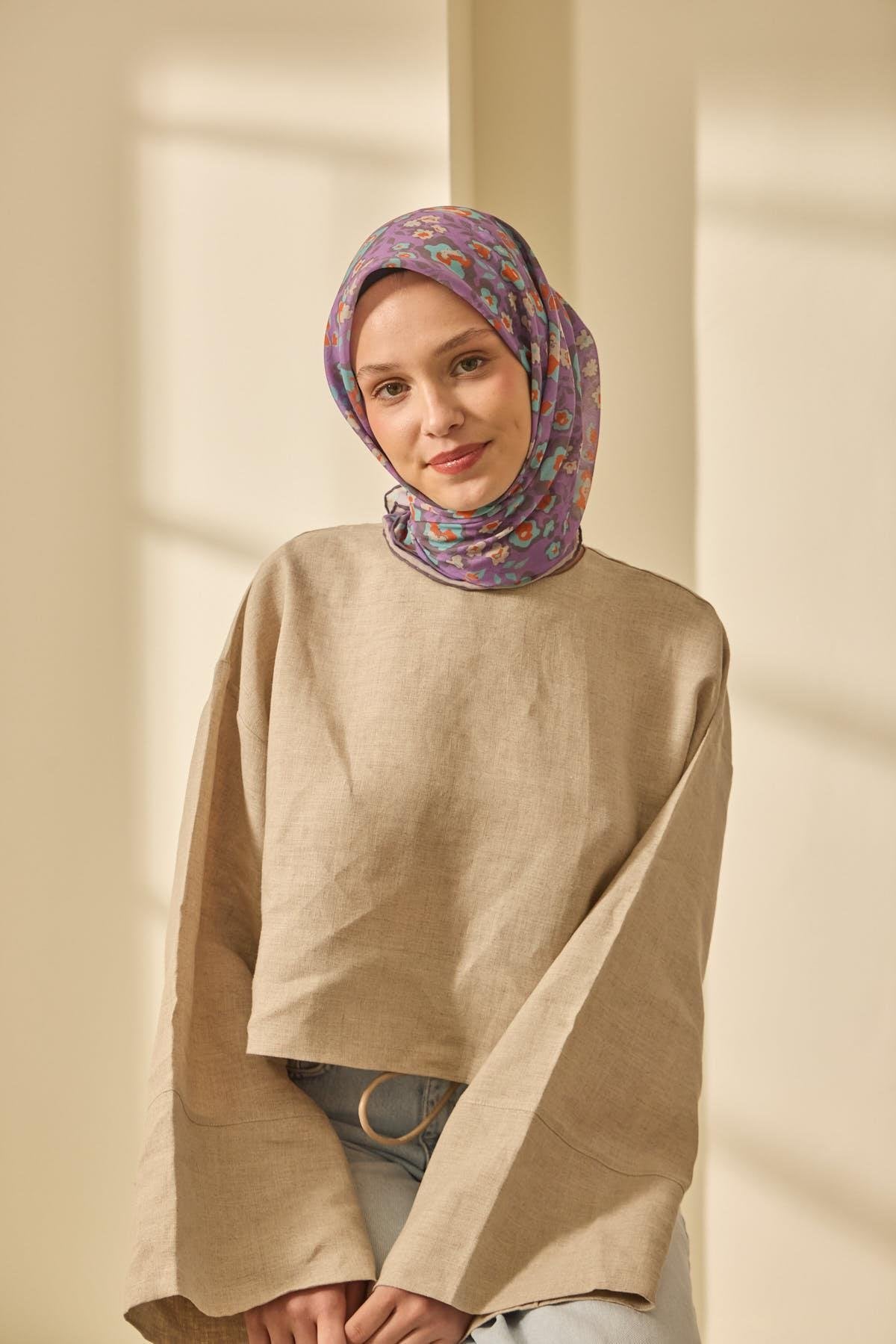 Silk Home Soft Eşarp 73090-10 - İthalesarponline.com