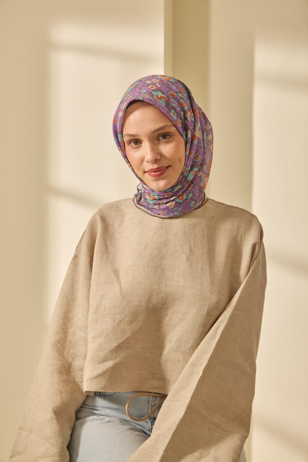 Silk Home Soft Eşarp 73090-10 - İthalesarponline.com