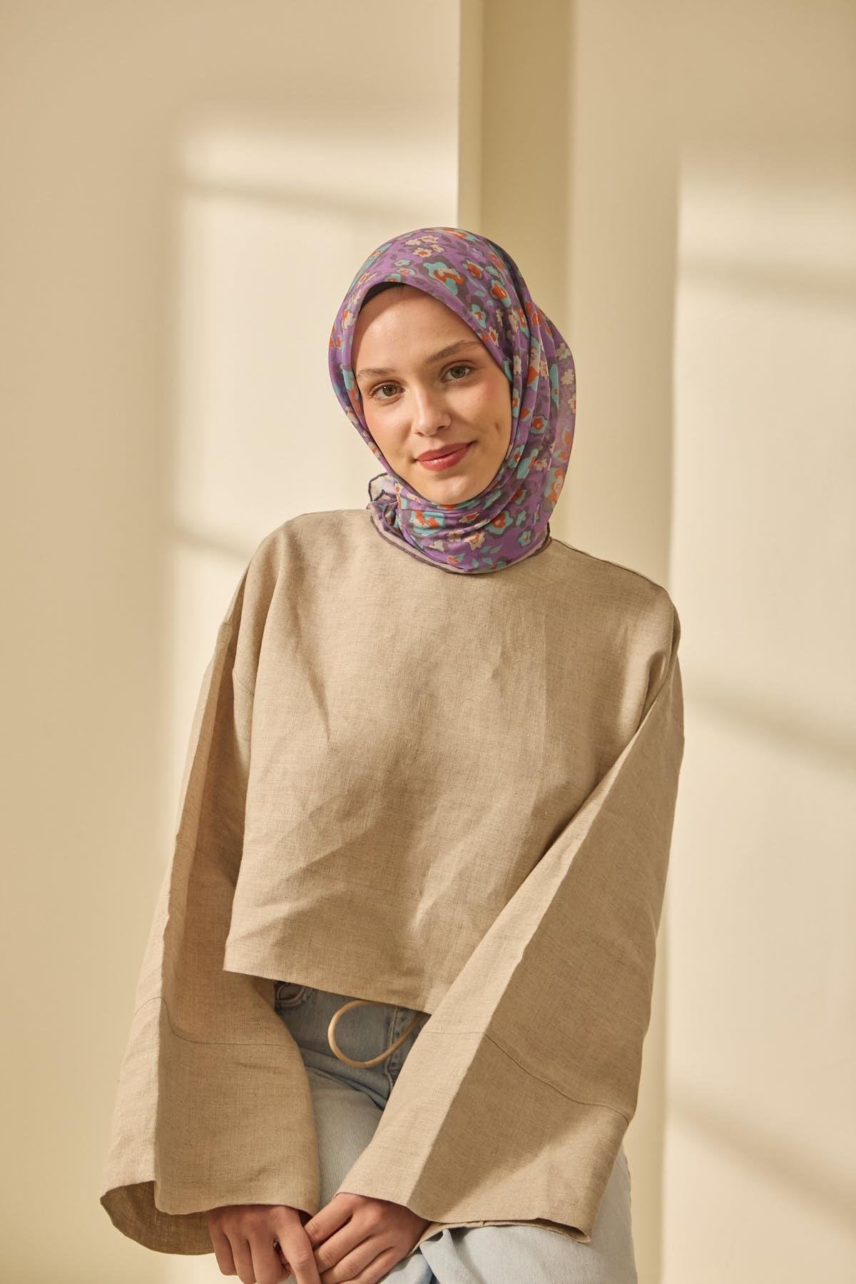 Silk Home Soft Eşarp 73090-10 - İthalesarponline.com