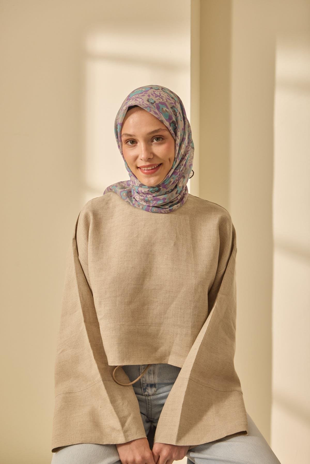 Silk Home Soft Eşarp 73090-12 - İthalesarponline.com